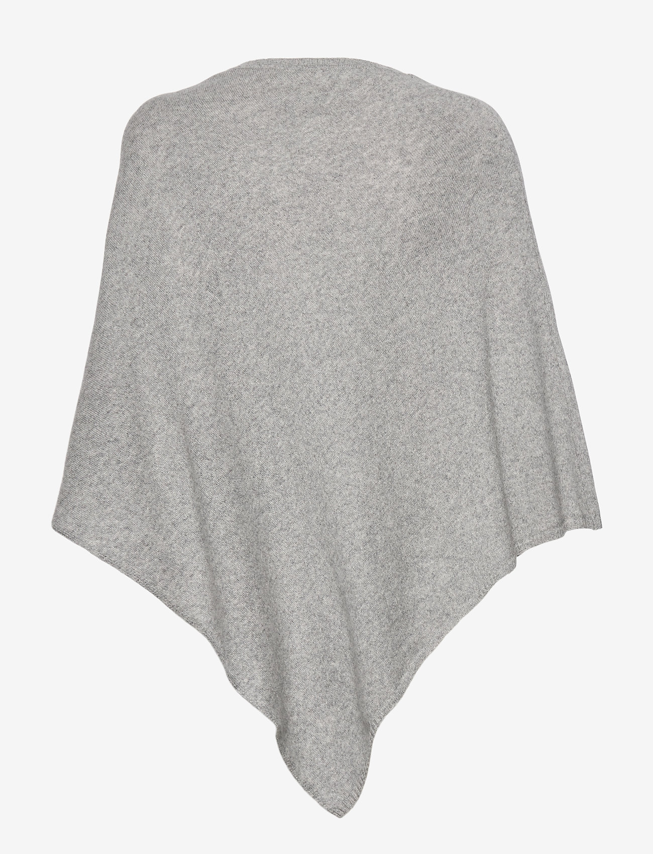BUSNEL - Cashy poncho - light grey melange - 1