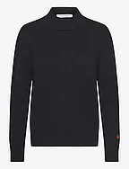 Turtle neck sweater - BLACK