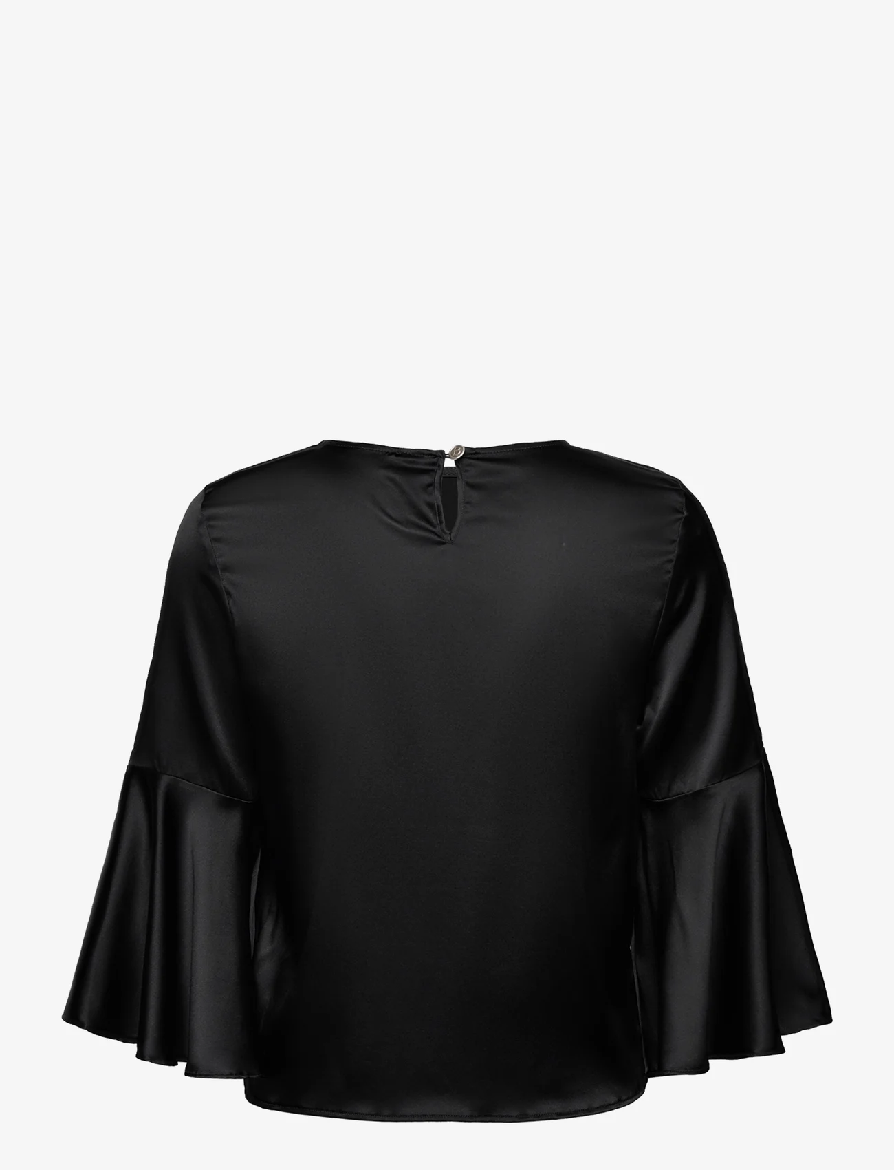 BUSNEL - NATHALIA  top - short-sleeved blouses - black - 1
