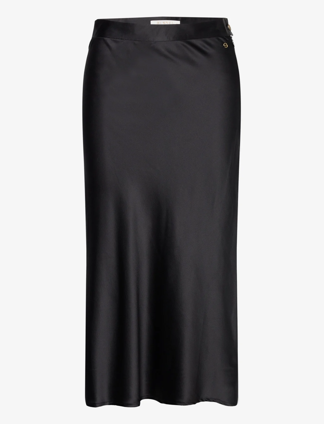 BUSNEL - NINE skirt - satin skirts - black - 0