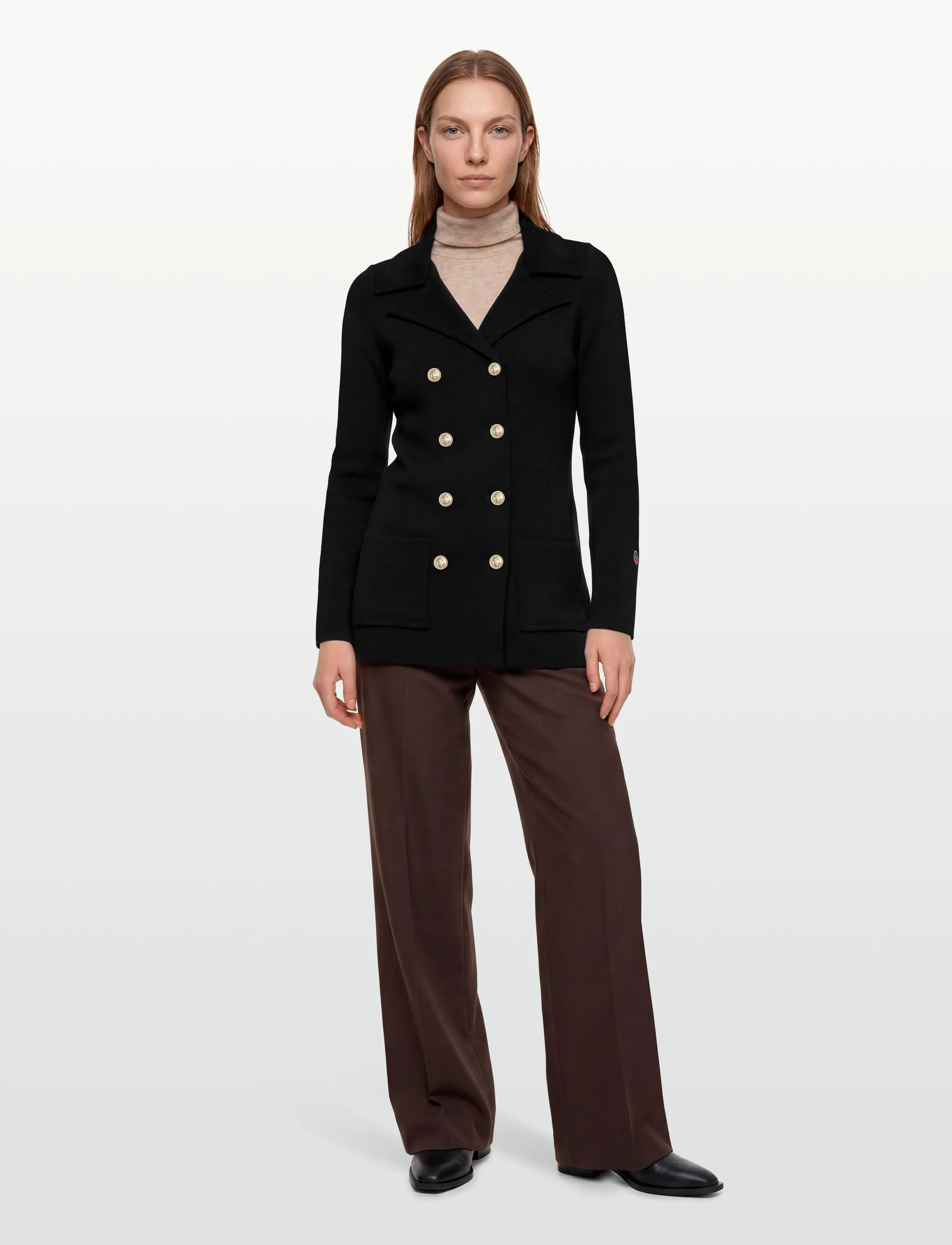 BUSNEL Victoria Jacket, 38, Jackets, Schwarz - Wool Frauen