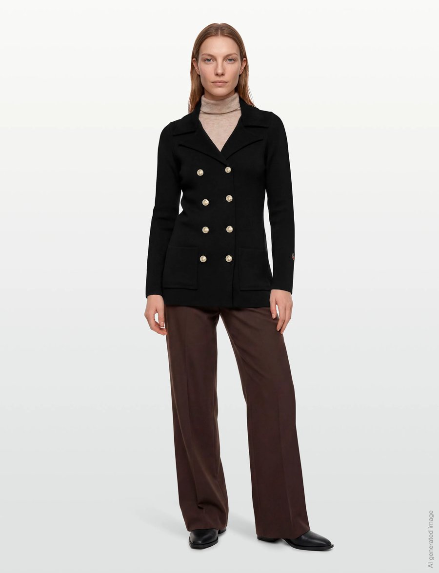 BUSNEL - VICTORIA jacket - cardigans - black - 0