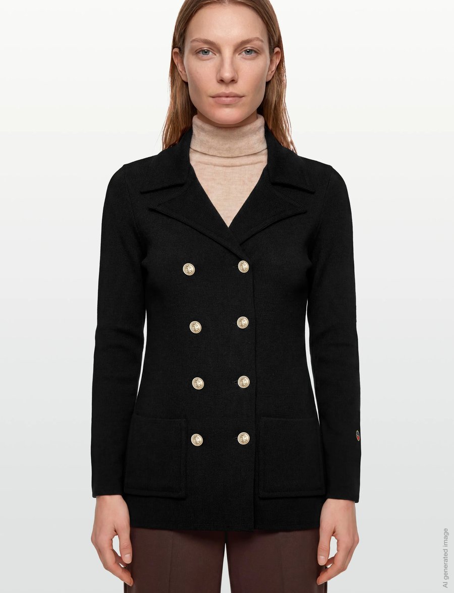 BUSNEL - VICTORIA jacket - cardigans - black - 3
