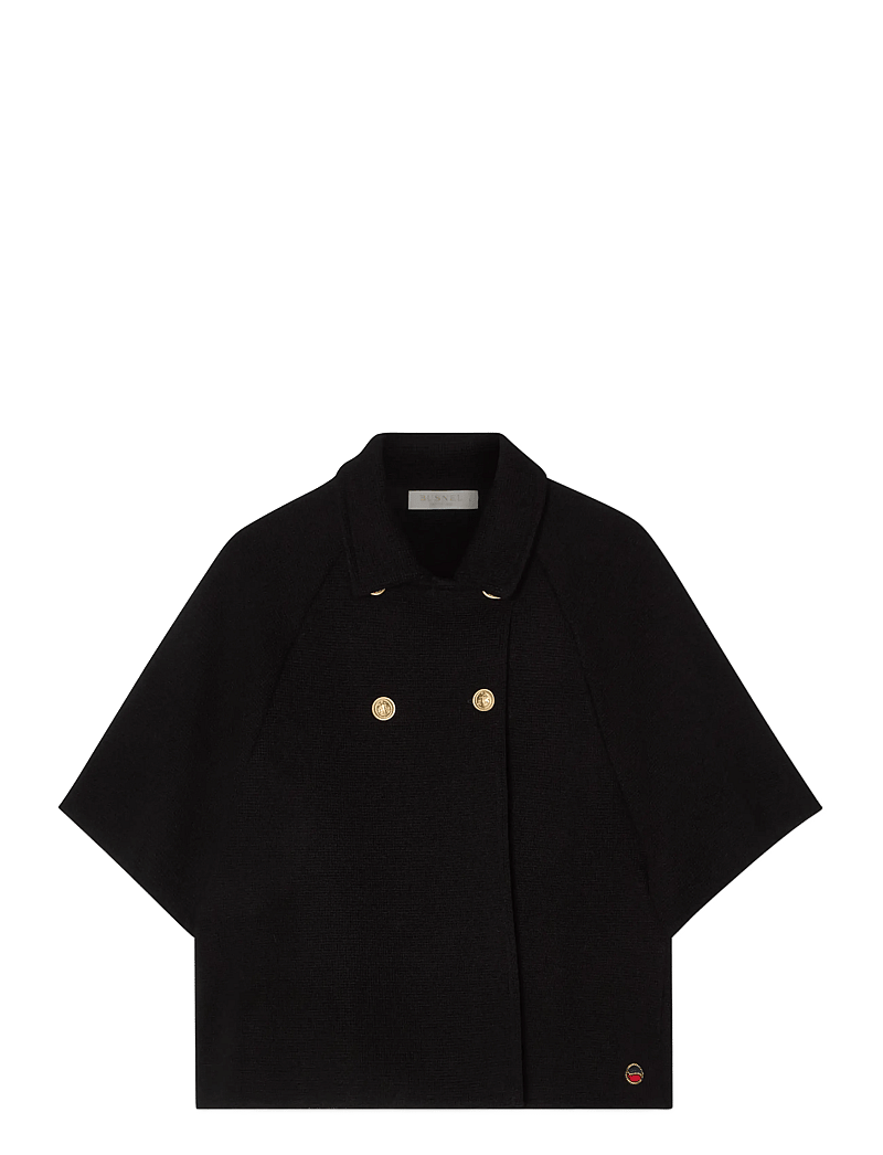 BUSNEL - GERTRUDE cape - jackor - black - 1