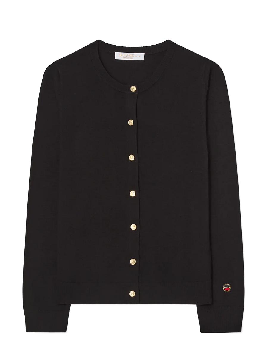 BUSNEL - KEE cardigan - strickjacken - black - 1