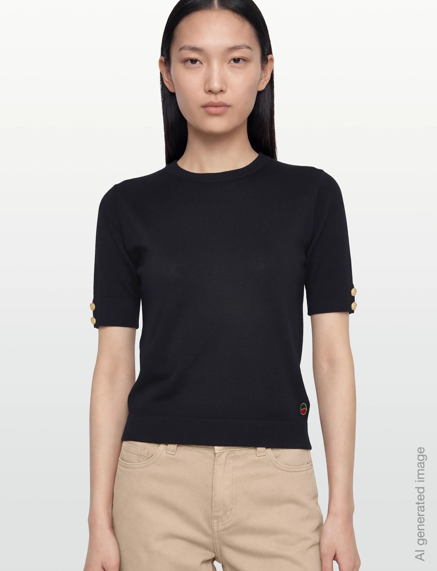 BUSNEL - LUCCA top - sweaters - marine - 3