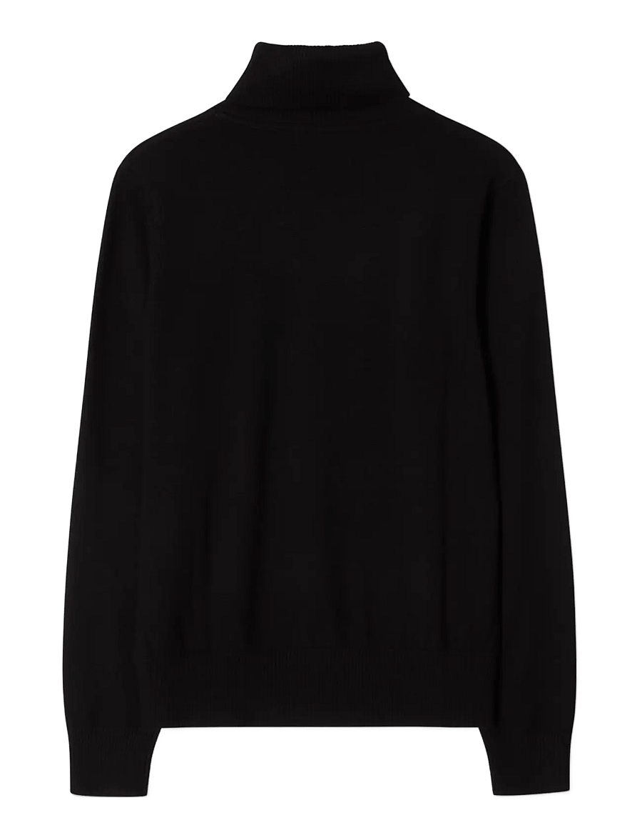 BUSNEL - ALICE rollerneck sweater - polotröjor - black - 2