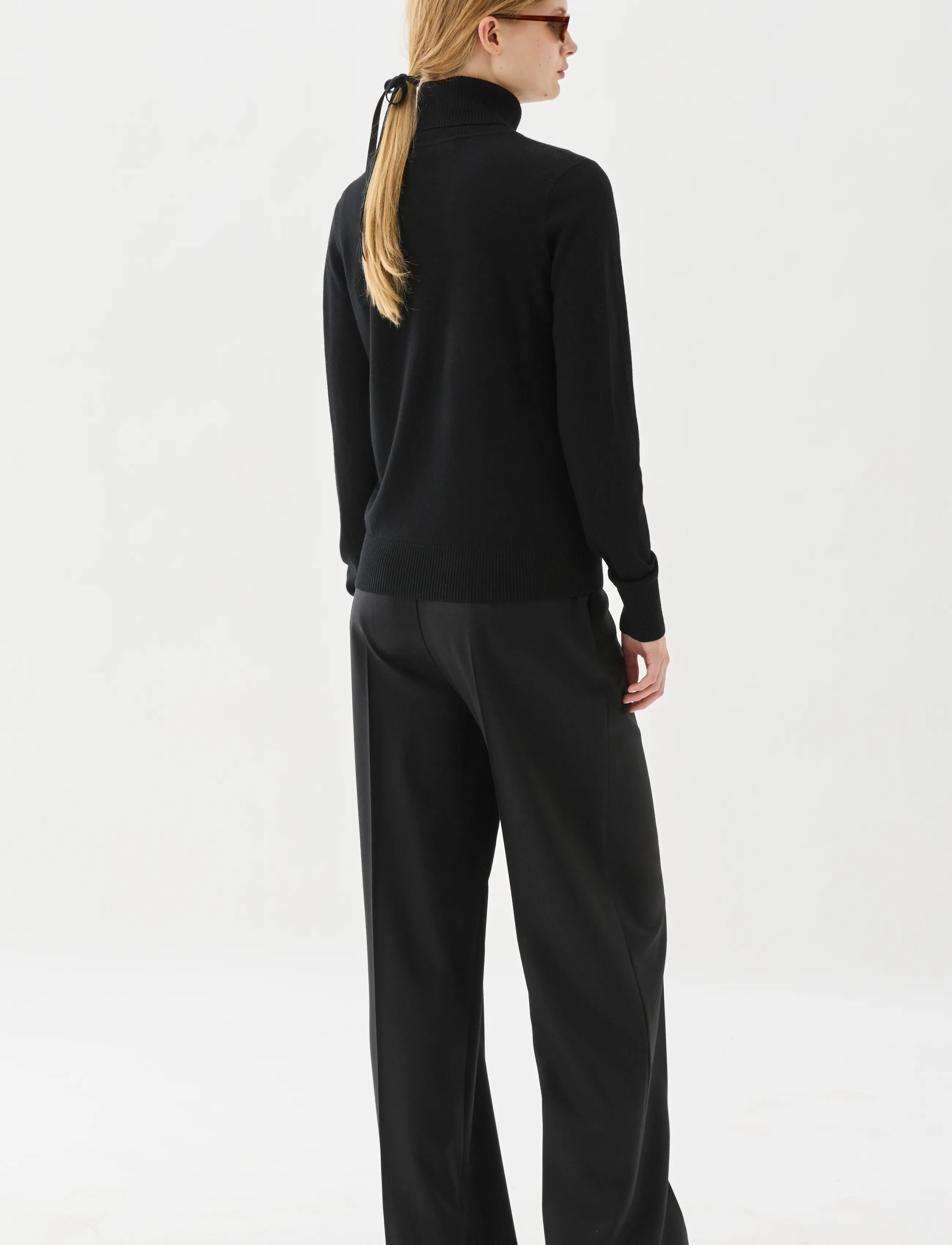 BUSNEL - ALICE rollerneck sweater - polotröjor - black - 3