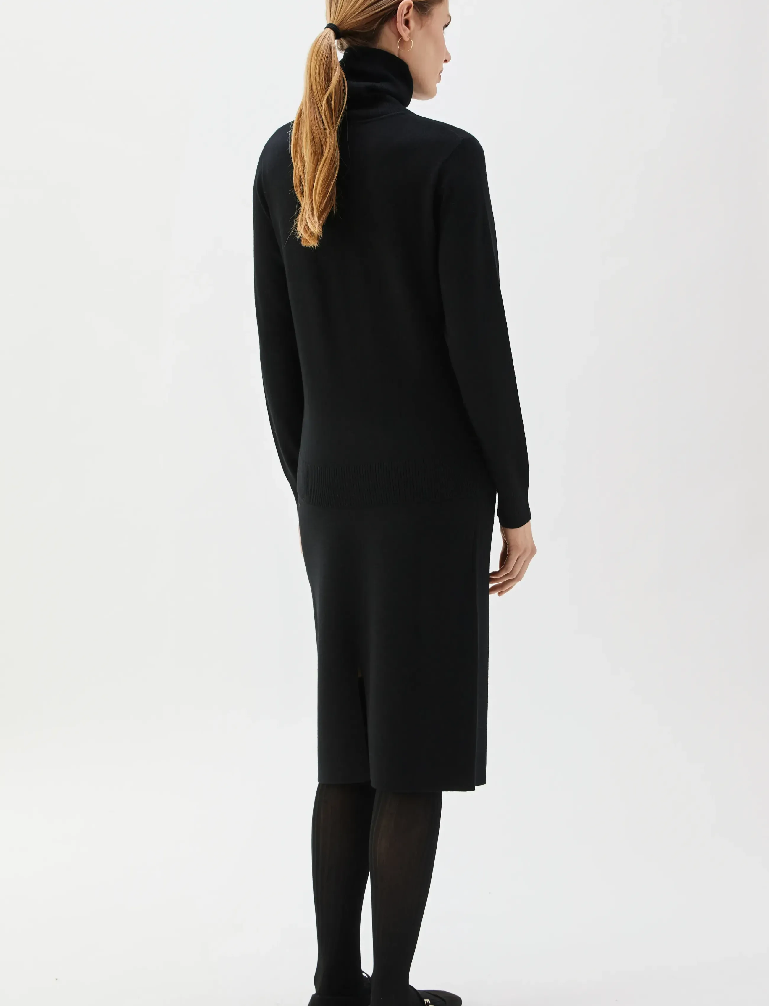 BUSNEL - ALICE rollerneck - black - 3