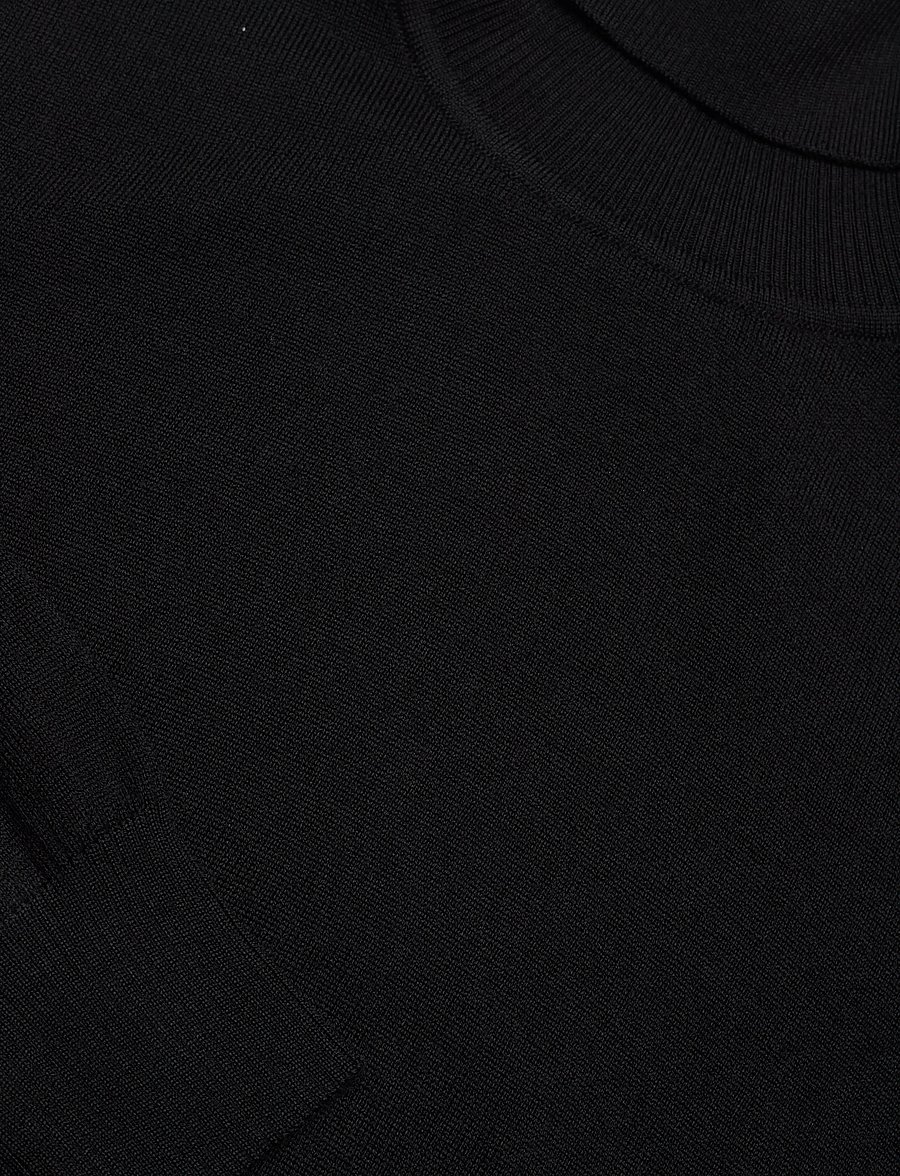 BUSNEL - ALICE rollerneck sweater - polotröjor - black - 4