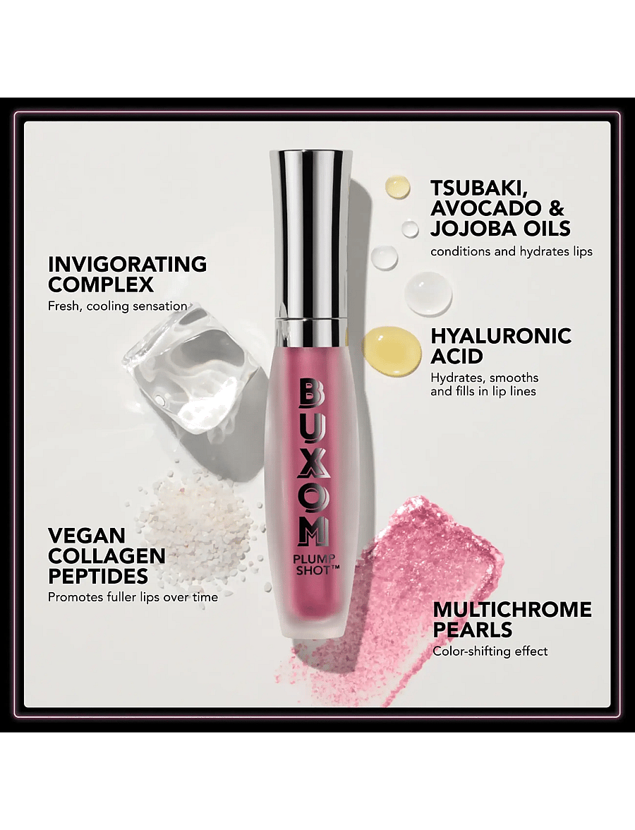 Buxom - Plump Shot™ Collagen-Infused Lip Serum - makeup - spelbound pink - 5