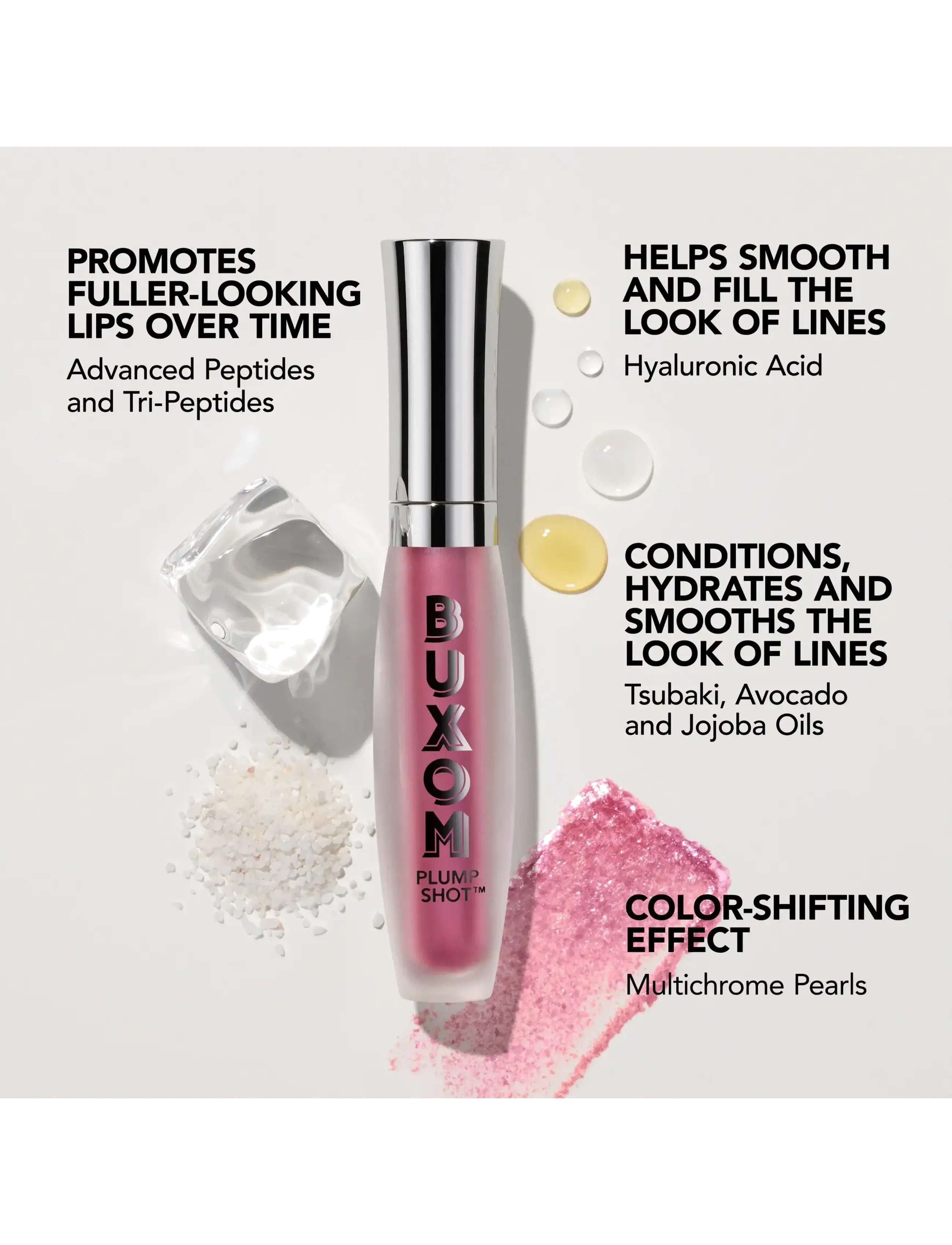 Buxom - Plump Shot Lip Serum Flush 4 ml - flush - 5