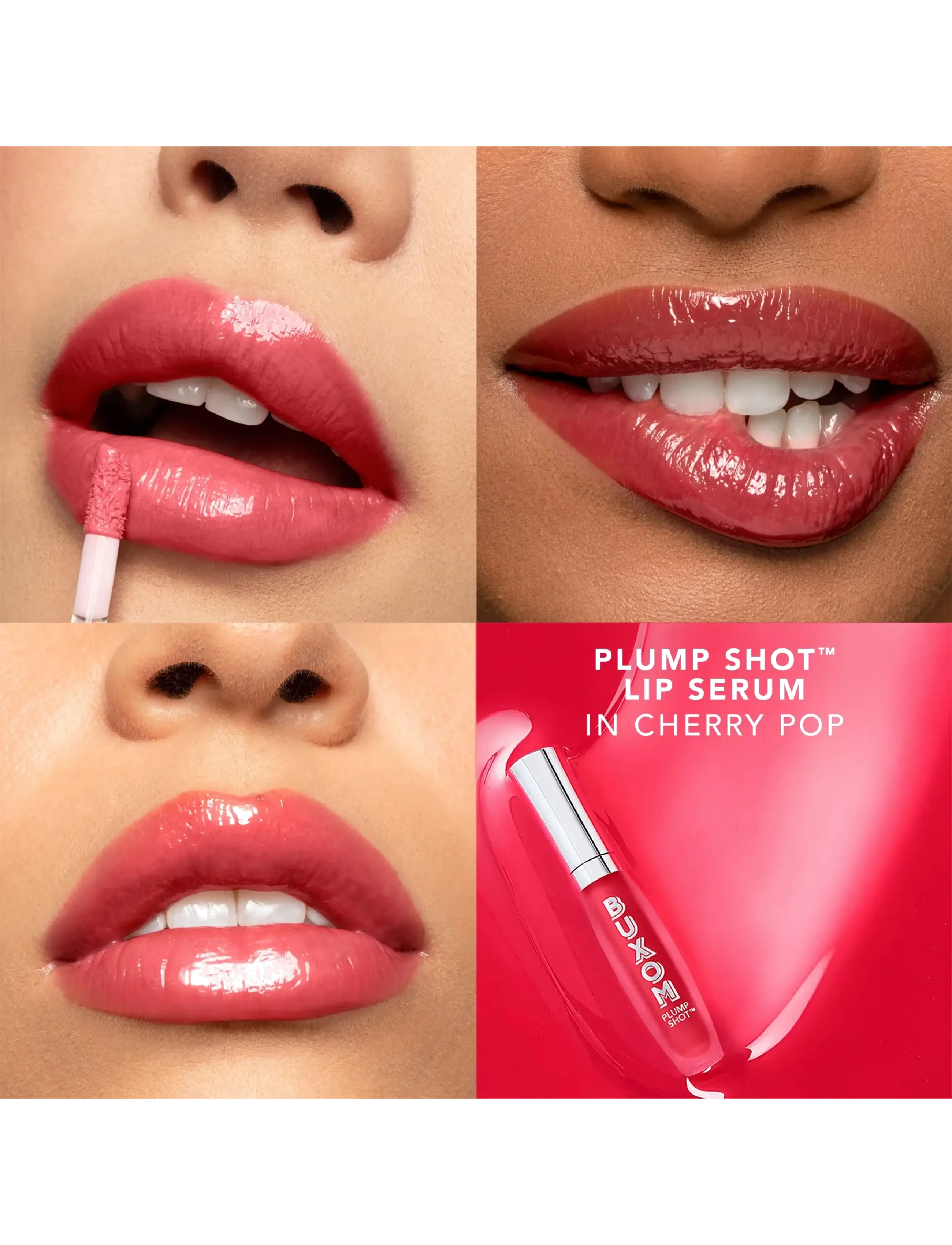 Buxom - Plump Shot Lip Serum - smink - cherry pop - 2