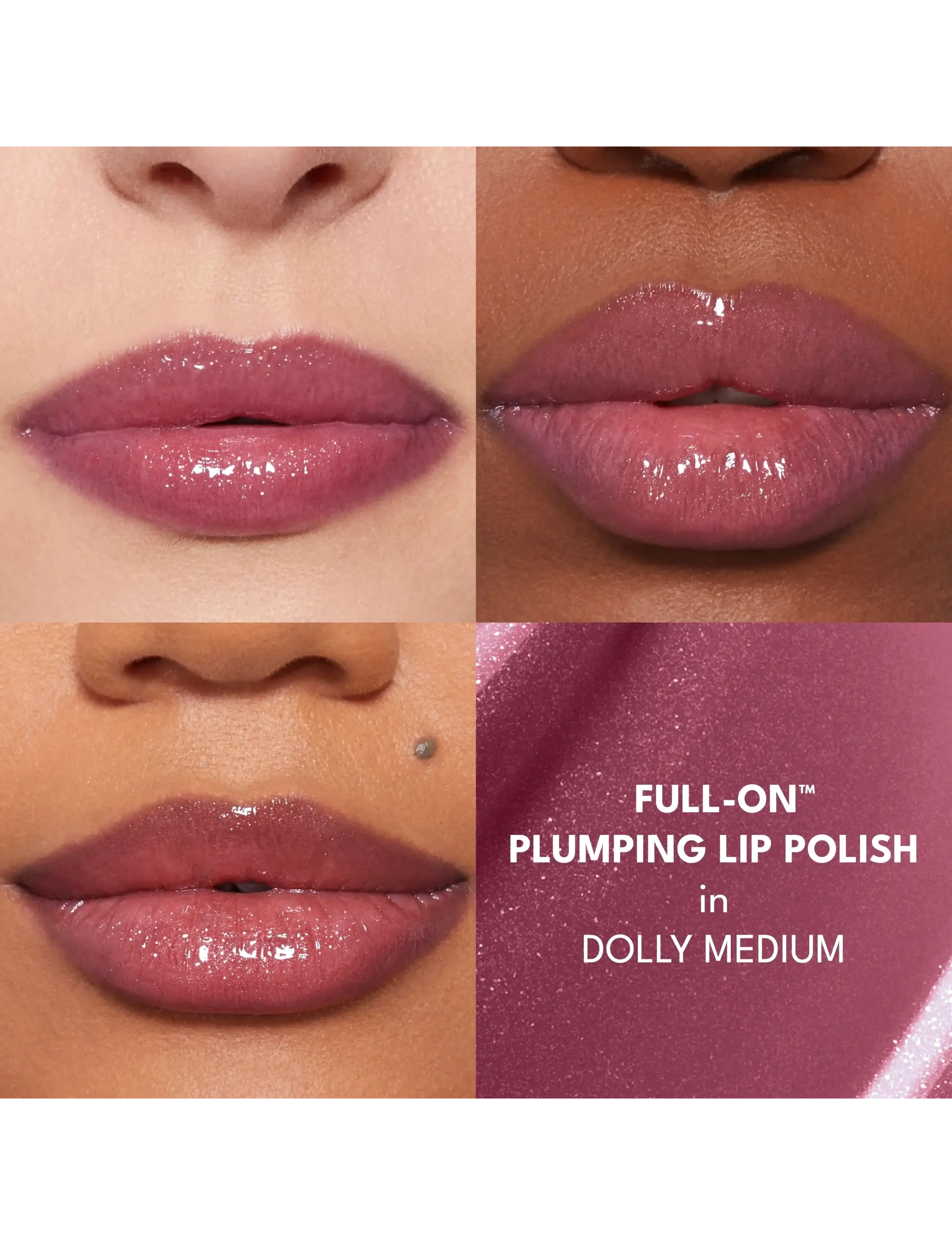 Buxom - Full-On Plumping Lip Polish Dolly medium 4.4 ml - makeup - dolly medium - 2
