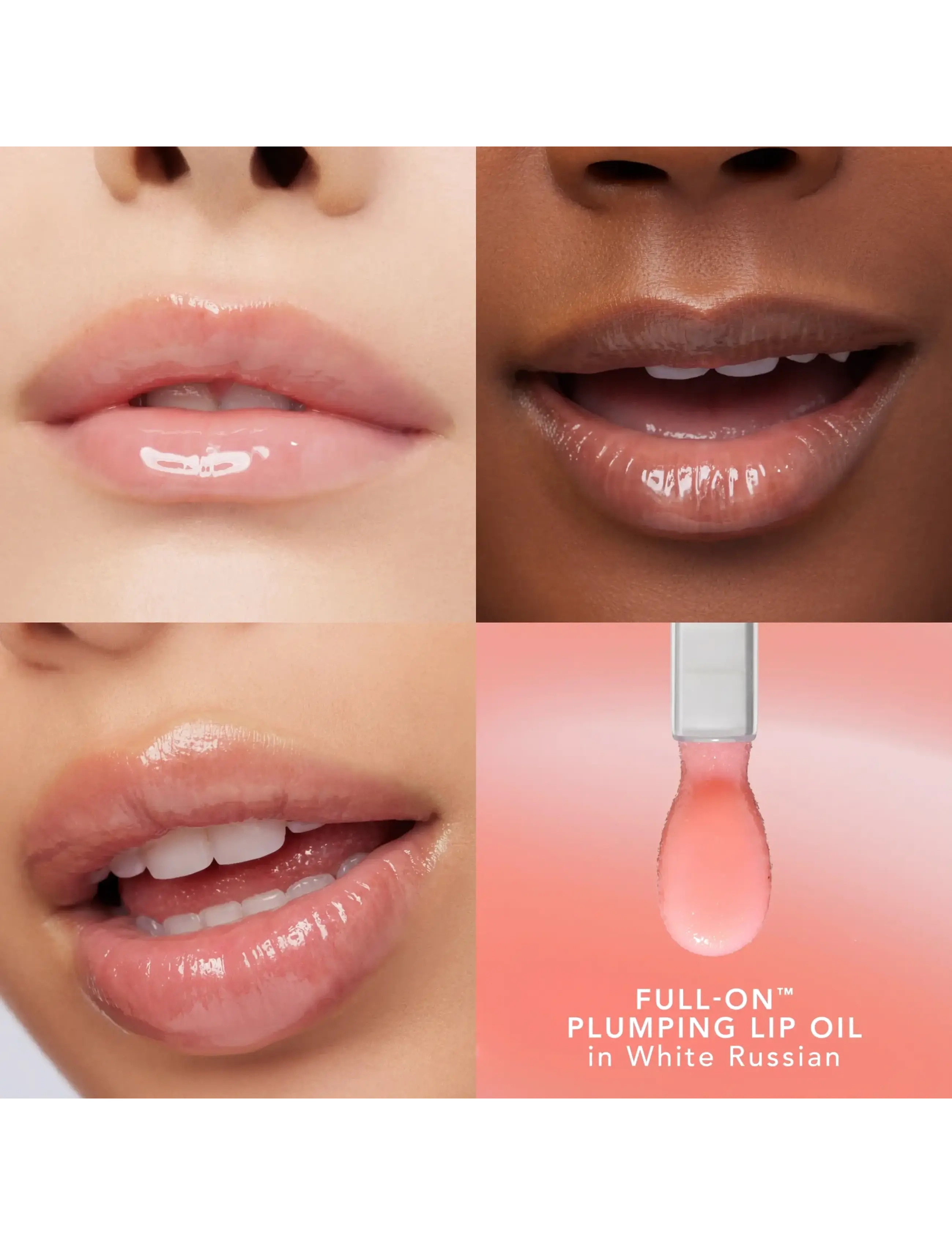 Buxom - Full-On Glossy Lip Oil - makeup - white russian - 2