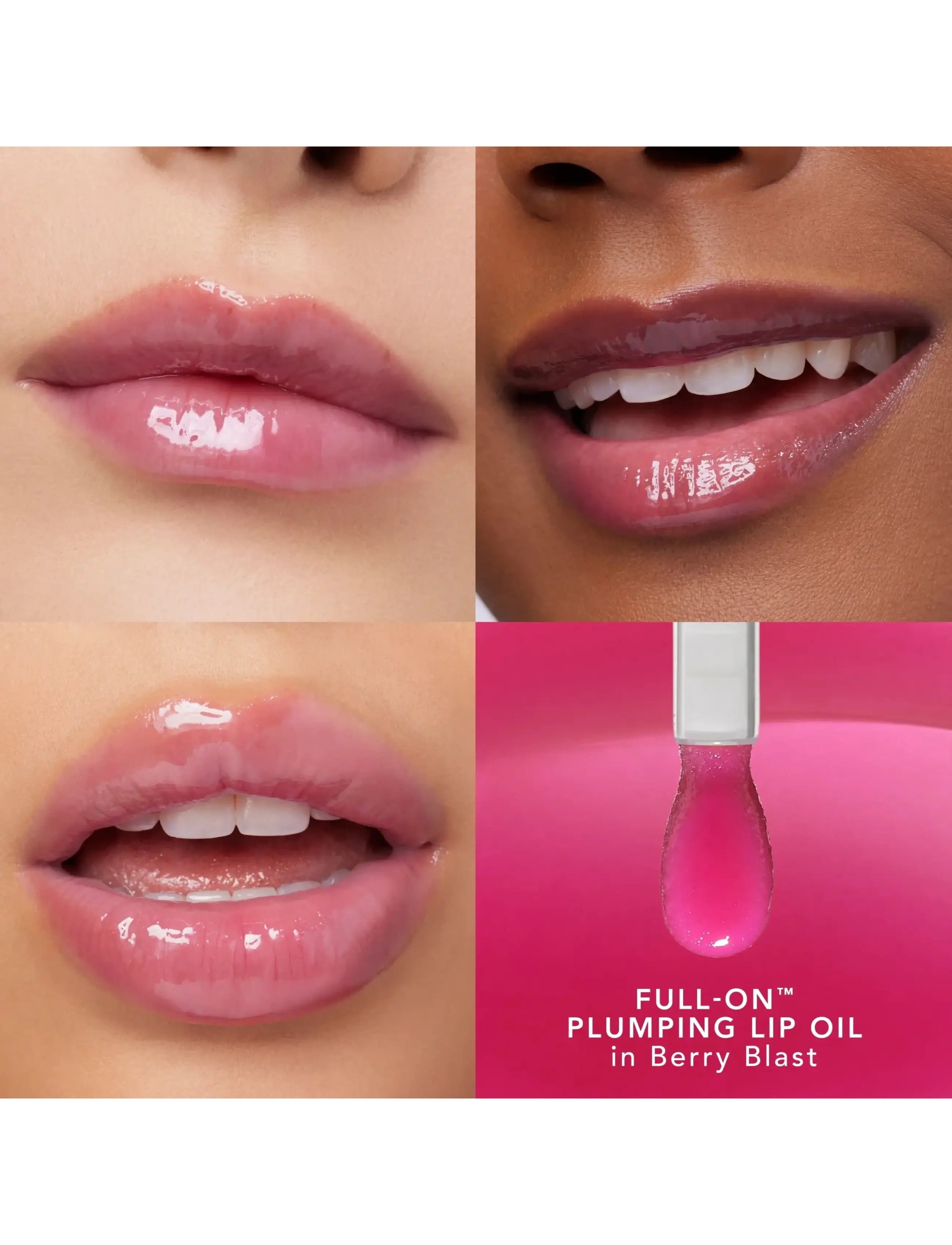 Buxom - Full-On Glossy Lip Oil - smink - berry blast - 2