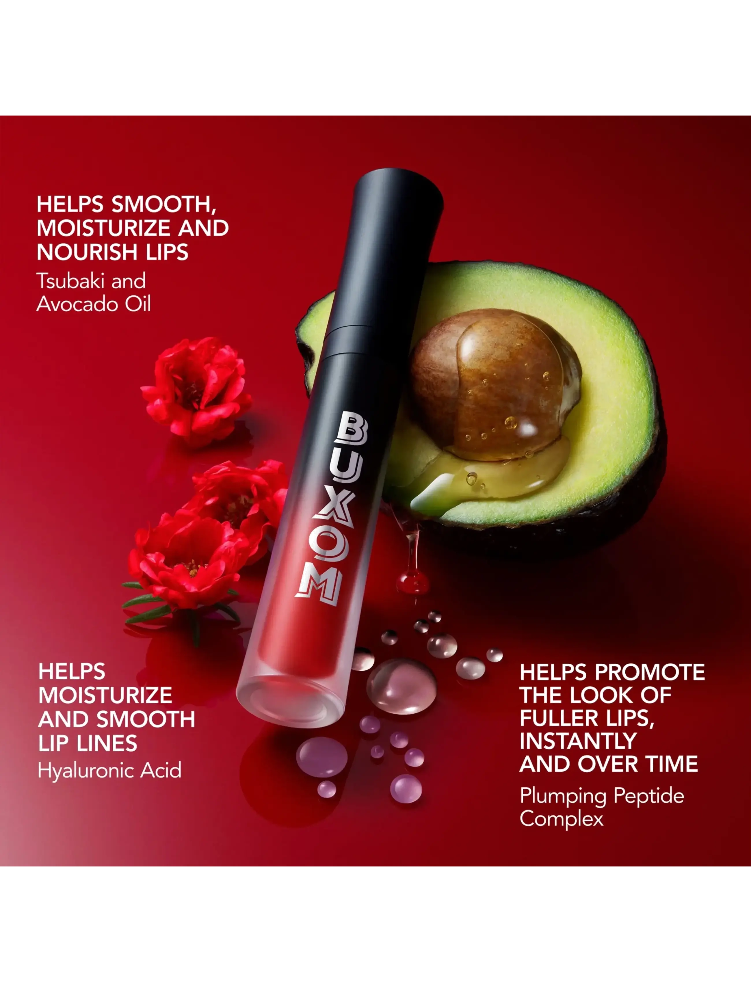Buxom - Full-On Plumping Lipstick - Matte - redo för date night - up roses - 4