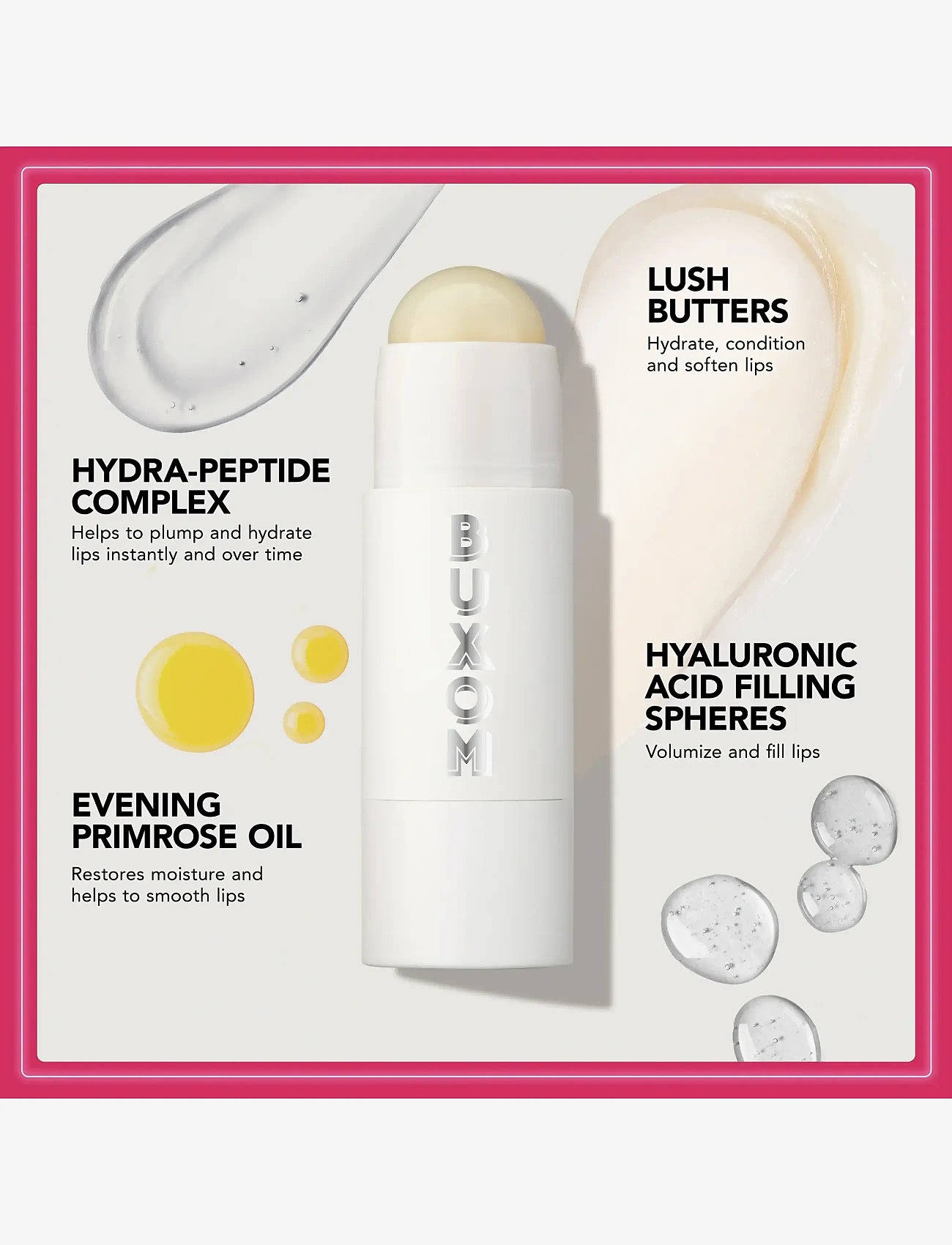 Buxom - Power-Full Intensive Repair Balm bare 5 gr - leppepomader - bare - 5