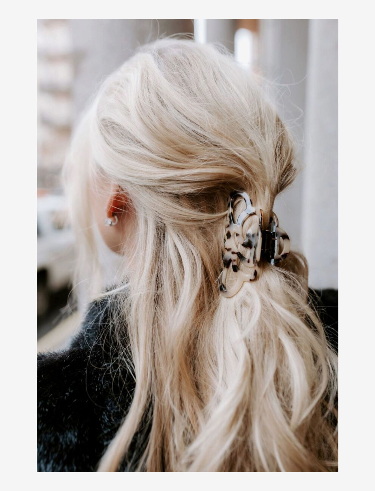 By Barb - Hair claw - hårklemmer - tortoise - 1