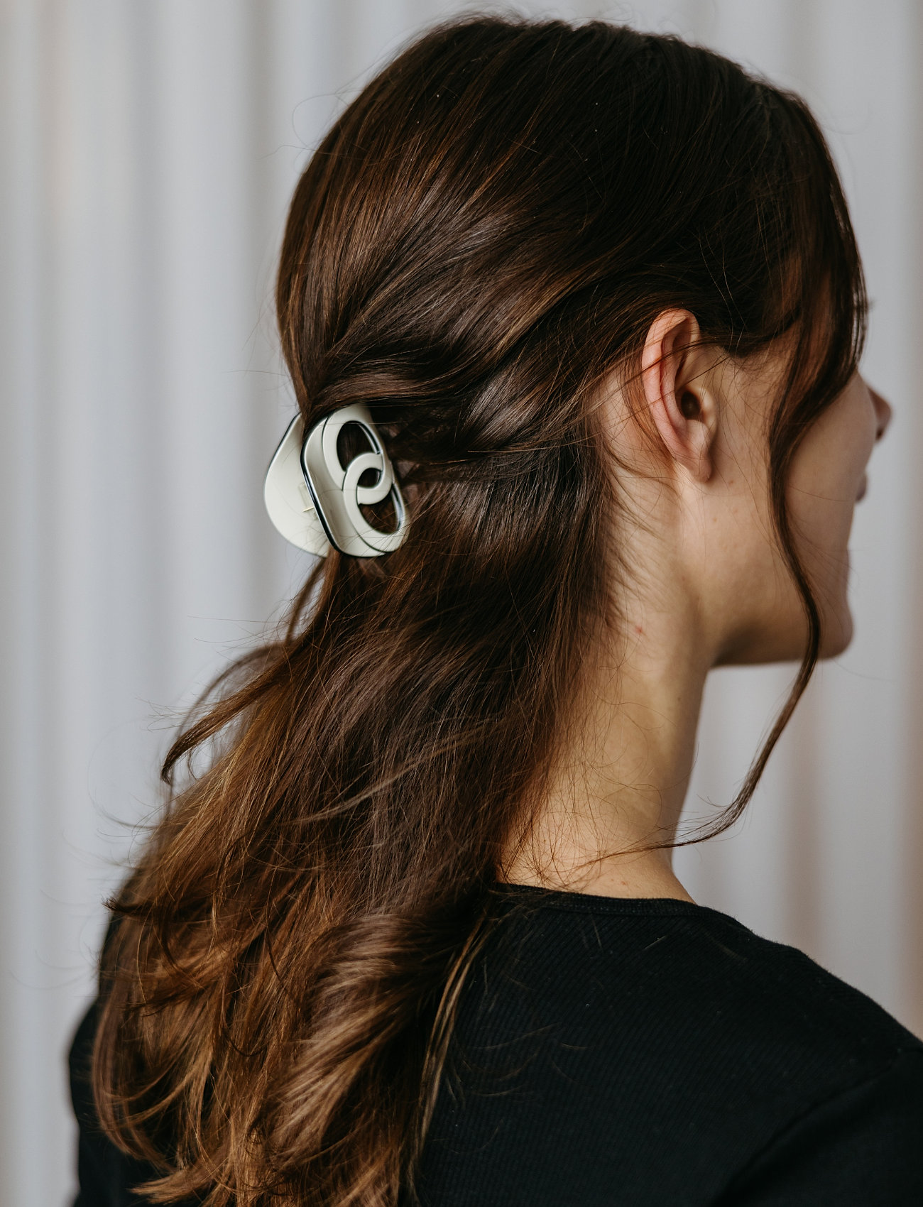 By Barb - Hair clip Coco white - juukselõksud - white - 1