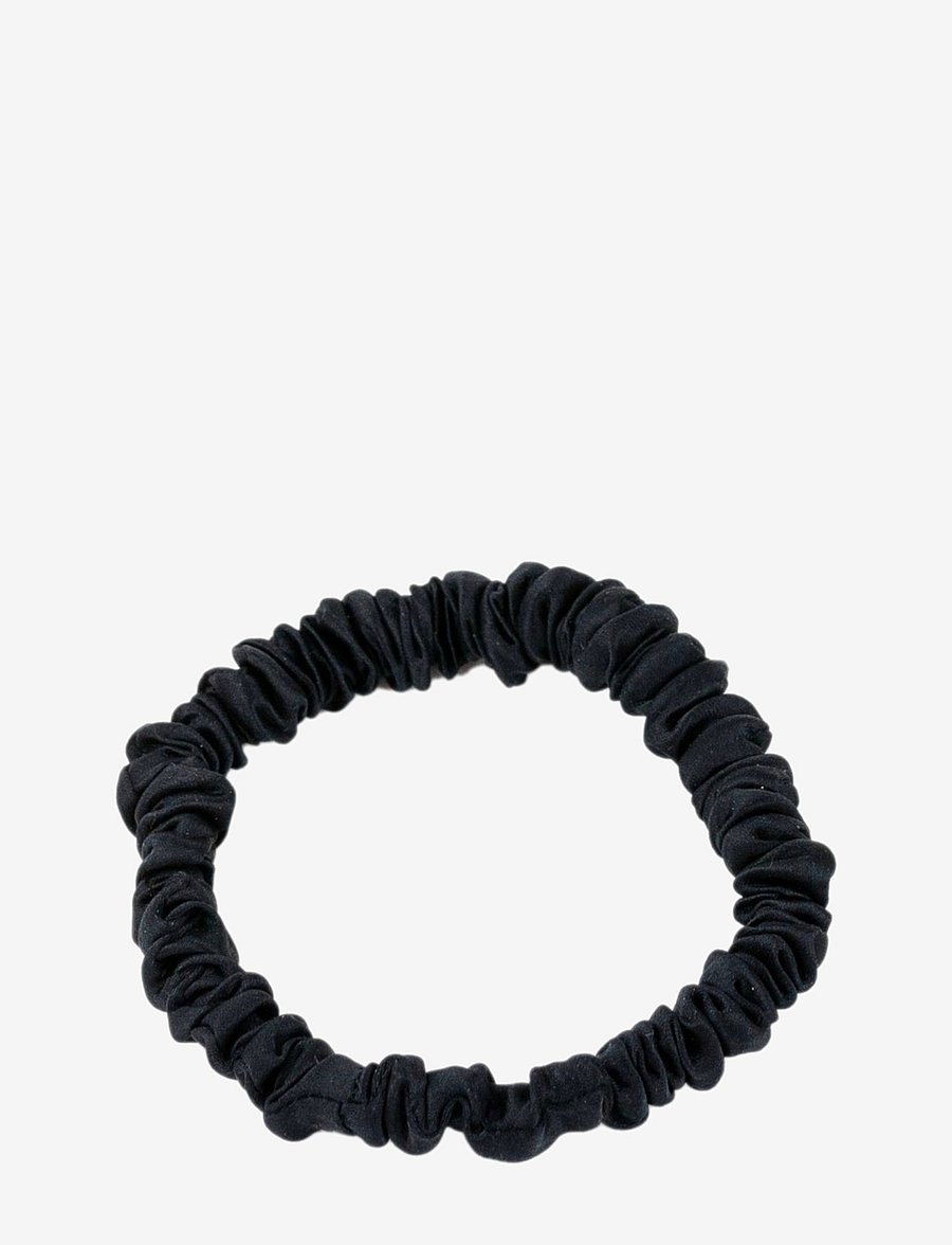 By Barb - Thin silk hair tie - scrunchies ja patsikummid - black - 0