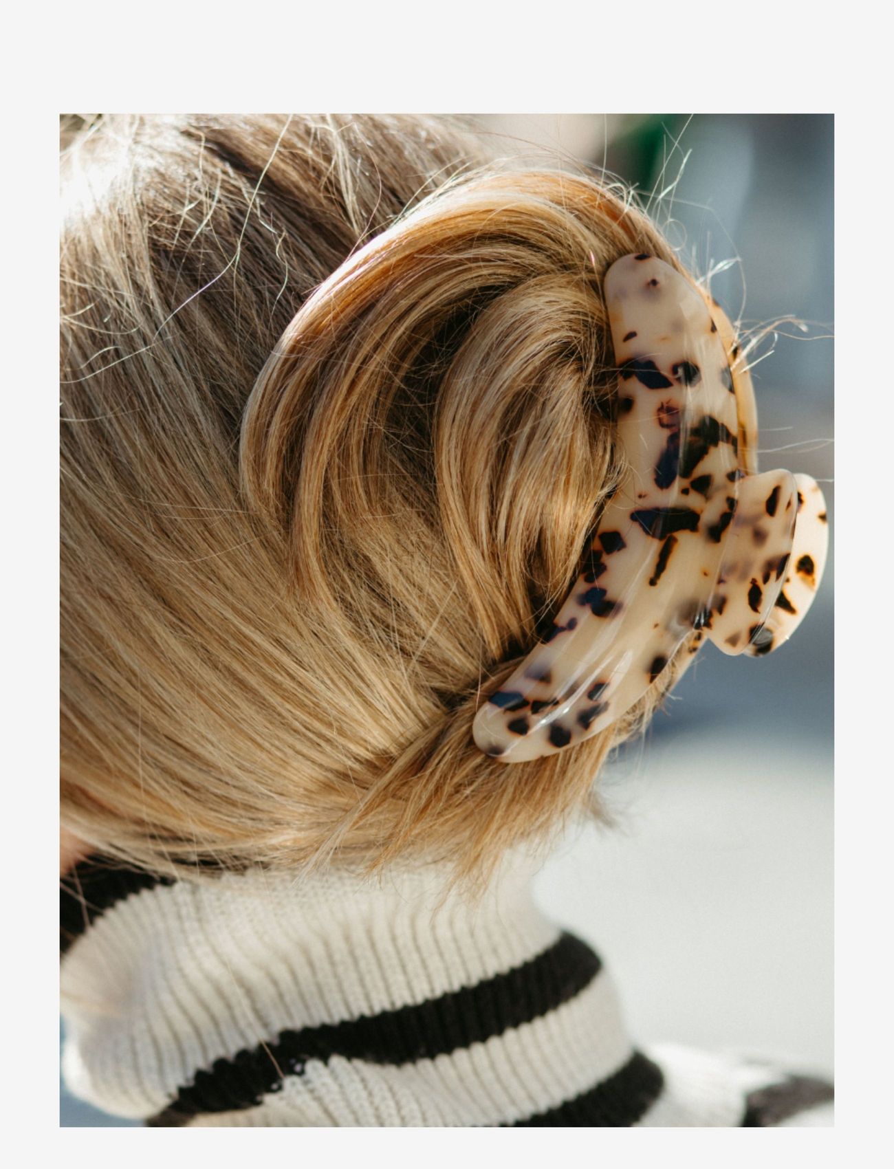 By Barb - Hair claw - hårklemmer - brown tortoise - 1