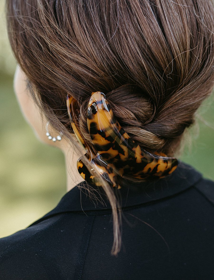 By Barb - Hair claw - juukselõksud - brown tortoise - 1