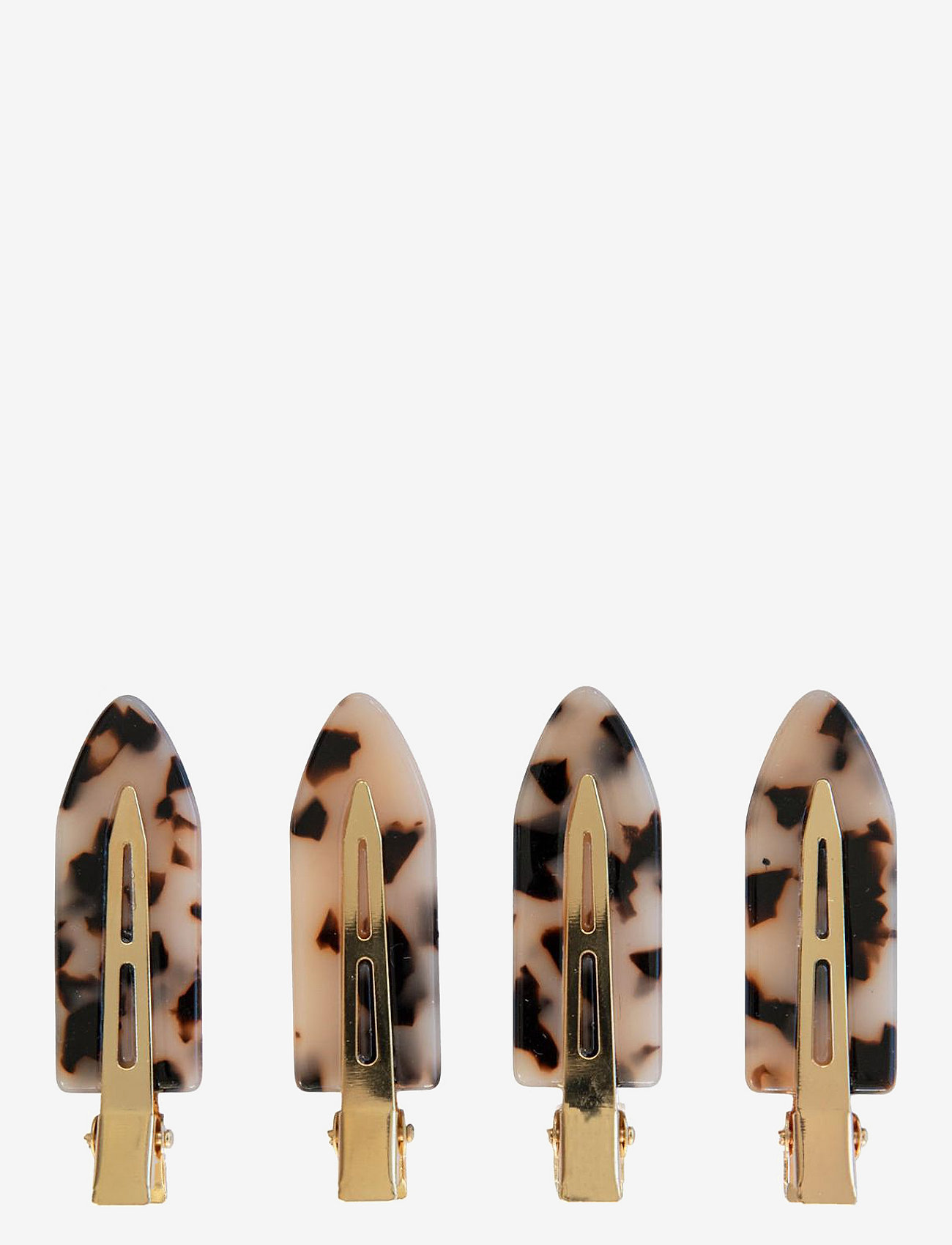 By Barb - Make up clips 4-p tortoise - laveste priser - light tortoise - 0