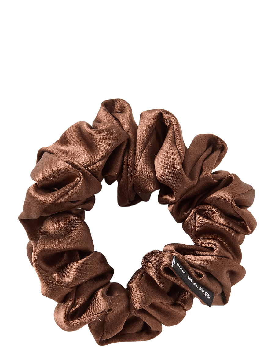 By Barb - ByBarb Silk Scrunchie - hårsnoddar och hårband - brown - 1