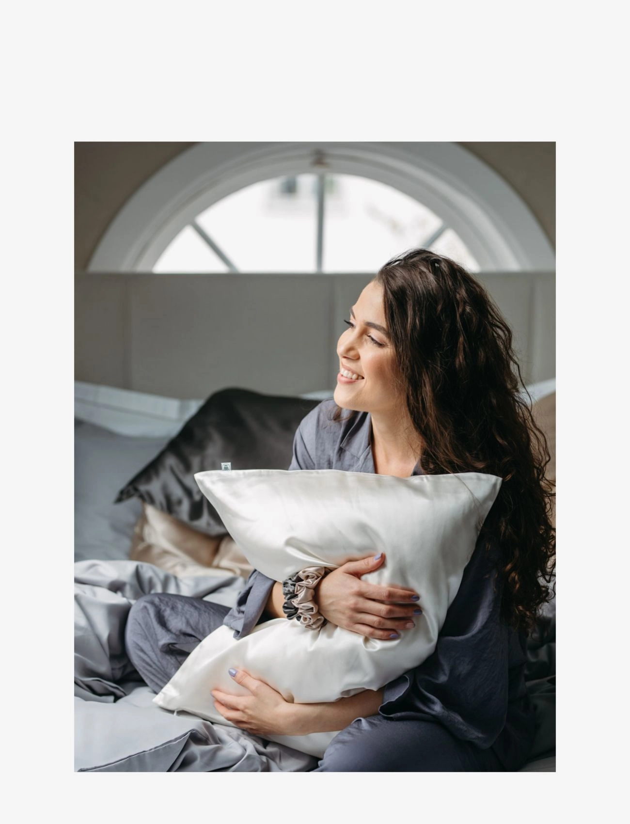 By Barb - Pure silk pillow case white - putevar - white - 1