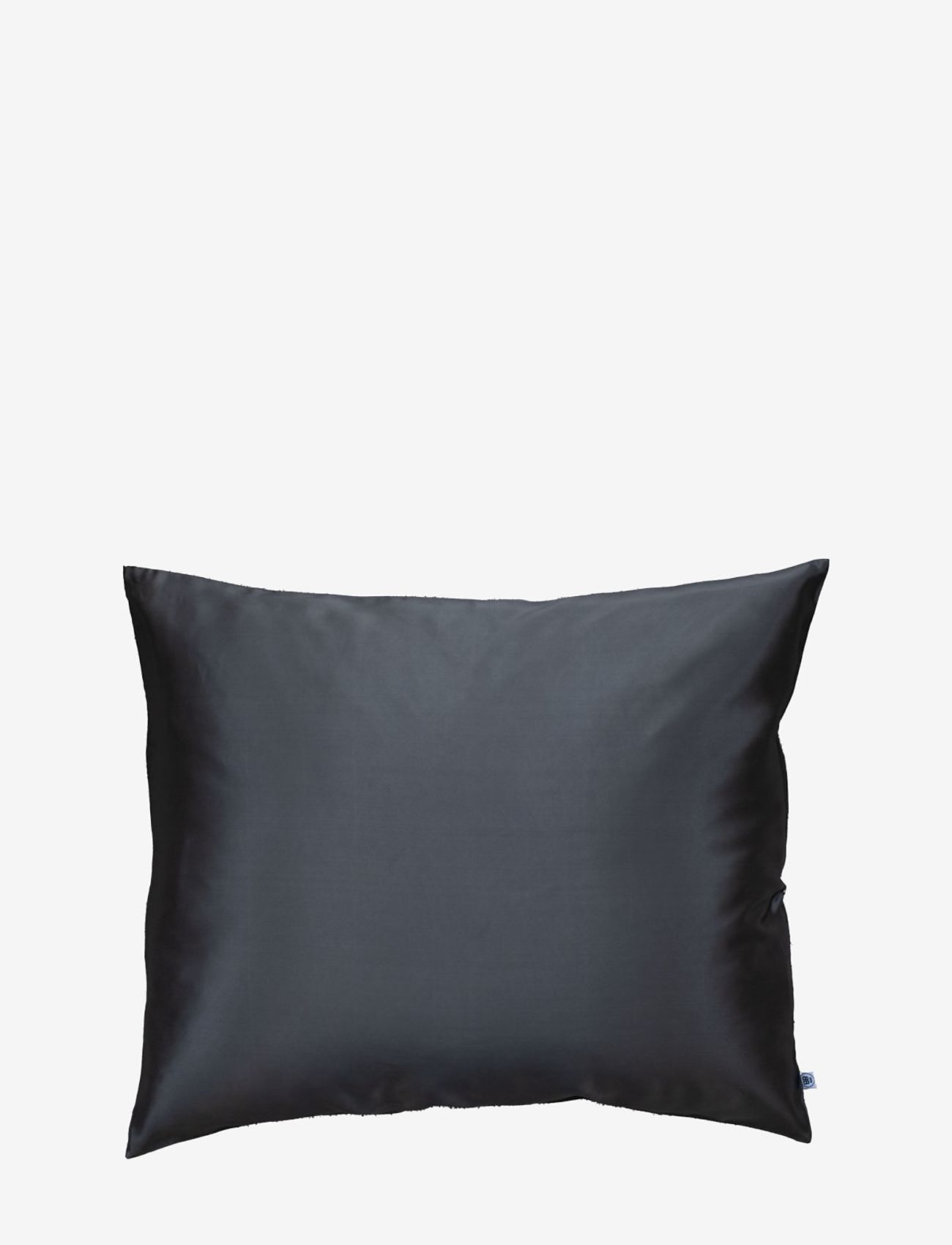 By Barb - Pure silk pillow case dark grey - pudebetræk - dark grey - 0