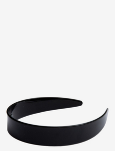 Acetate hair band black, By Barb