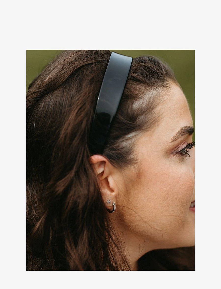 By Barb - Acetate hair band black - peavõrud - black - 1