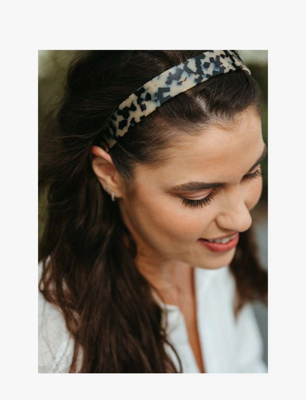 By Barb - Acetate hair band light tortoise - hårbånd - light tortoise - 1