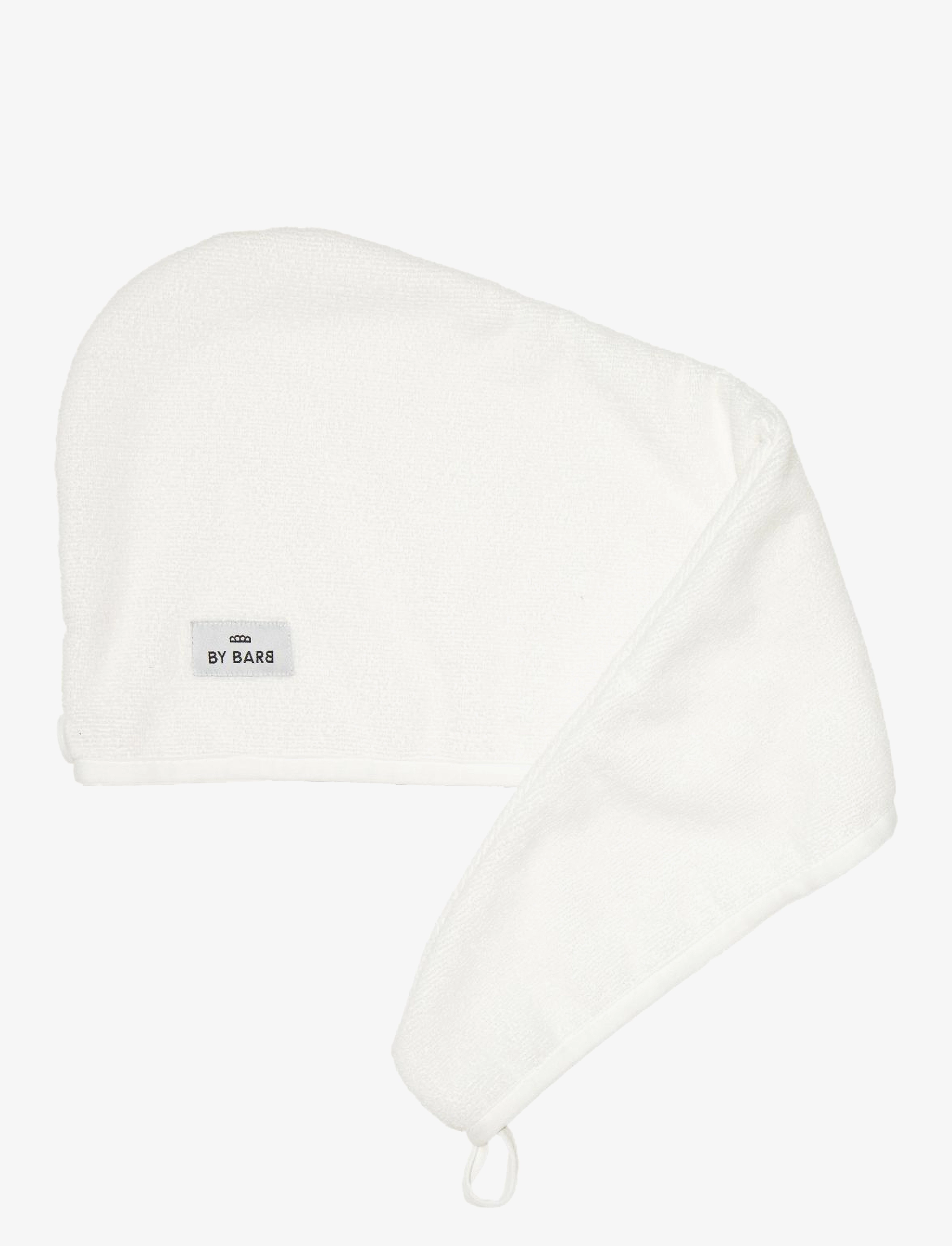 By Barb Hair Towel Wrap, Tørretumbler, Hvid, Str: ONE SIZE