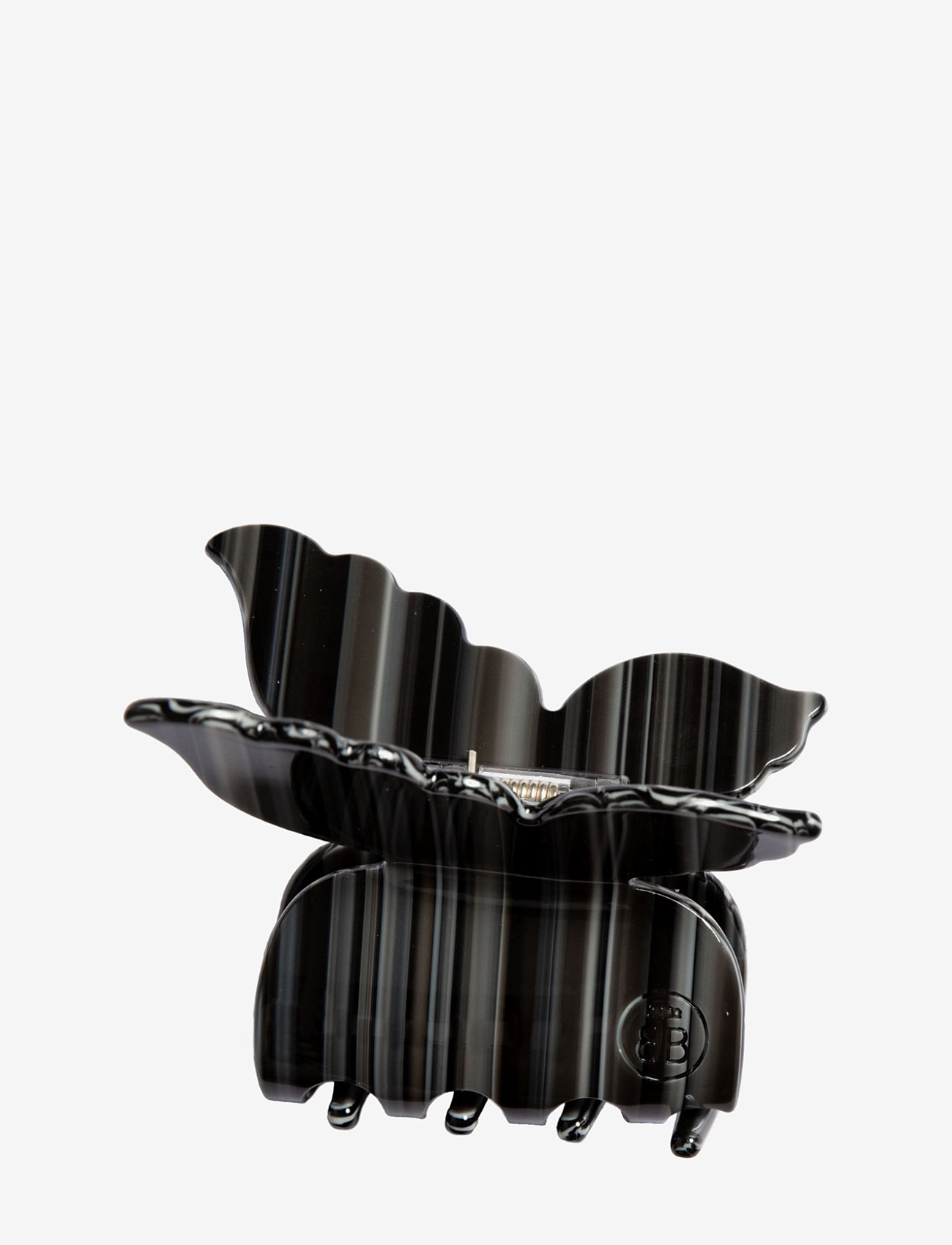 By Barb - Butterfly hair clip black - hårklämmor - black - 0