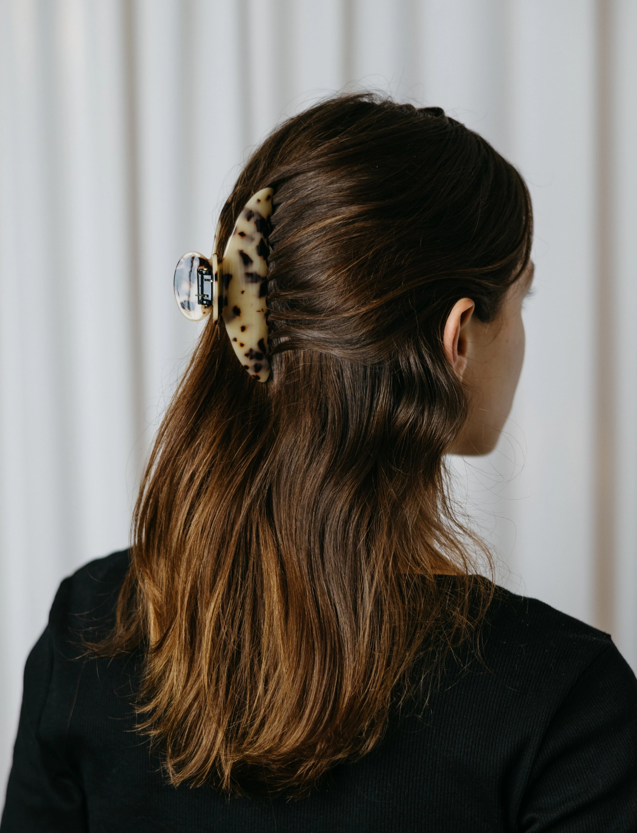 By Barb - Hair clip Diana tortoise - plaukų segtukai - tortoise - 1
