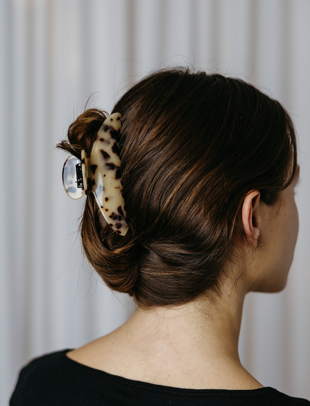 By Barb - Hair clip Diana tortoise - hårklemmer - tortoise - 2