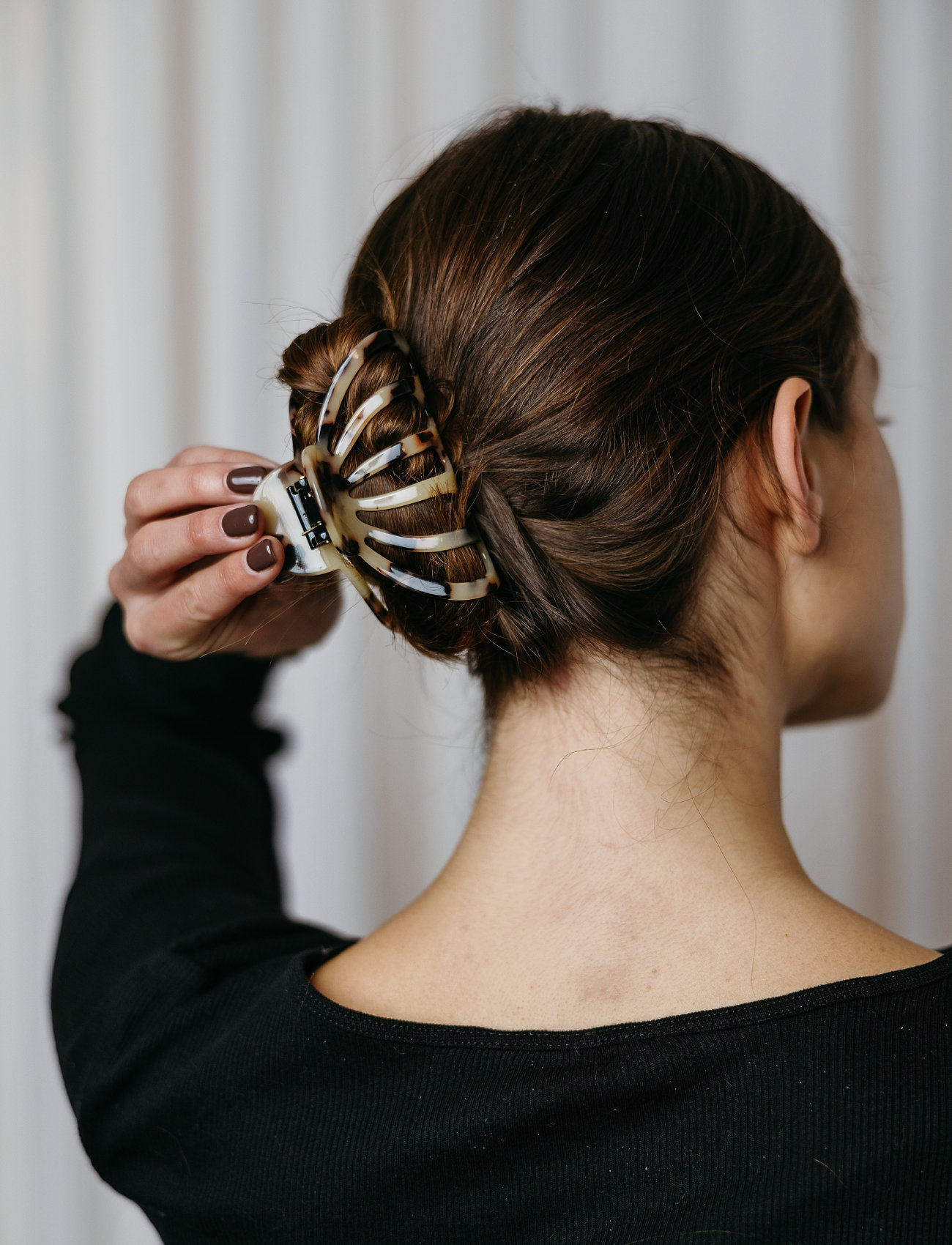By Barb - Hair clip Olivia tortoise - hair claws - tortoise - 1