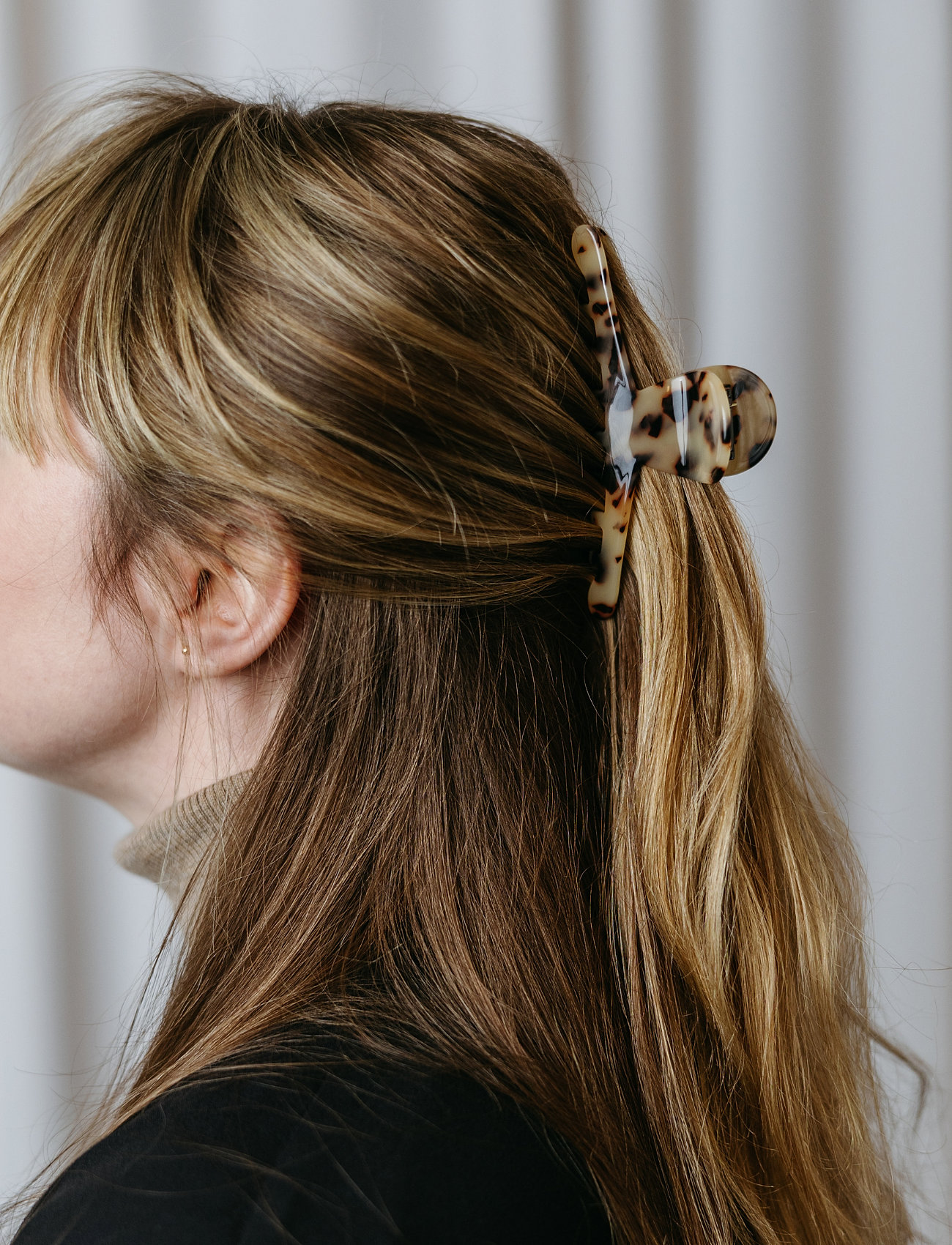 By Barb - Hair clip Lily tortoise - hair claws - tortoise - 1