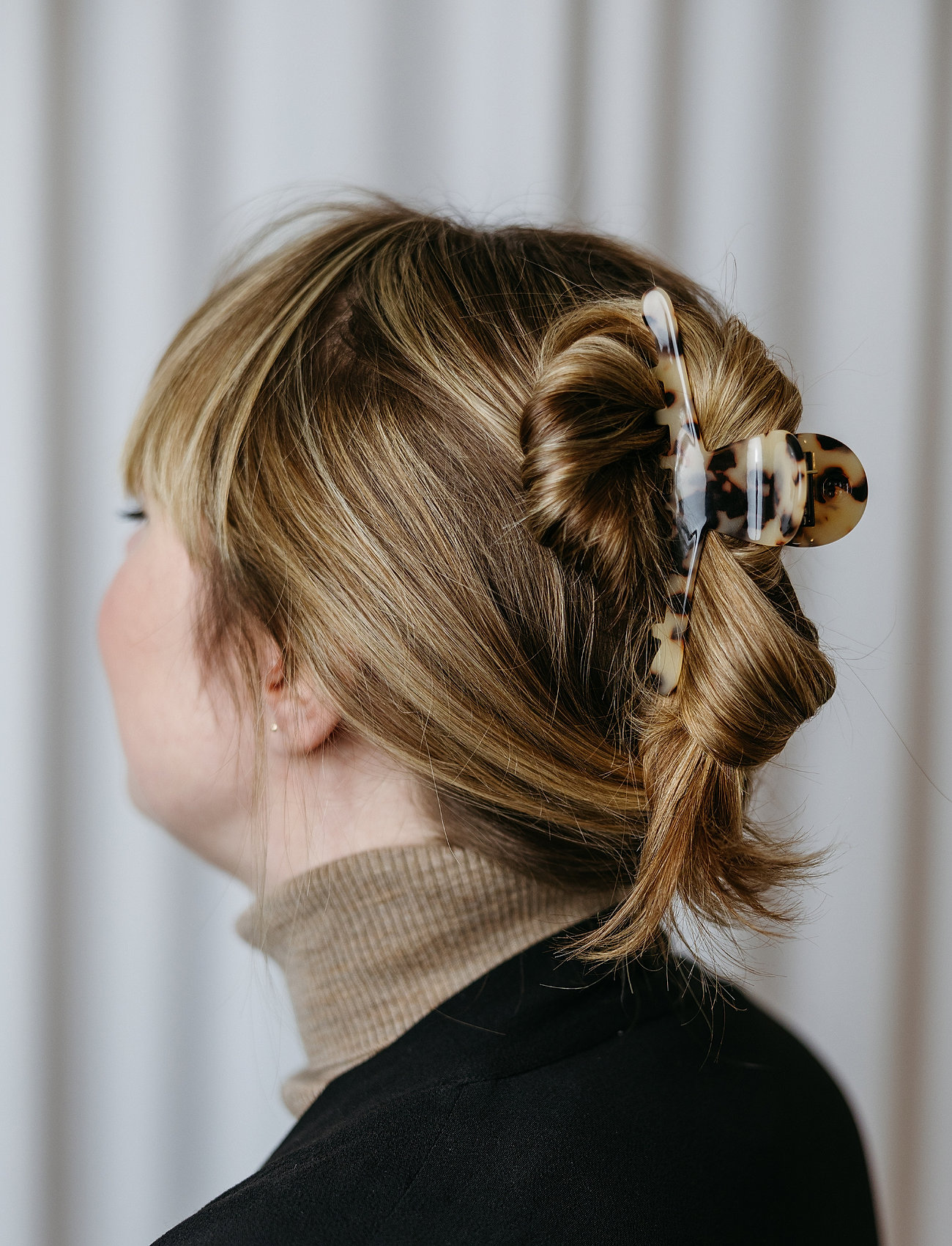 By Barb - Hair clip Lily tortoise - hair claws - tortoise - 2