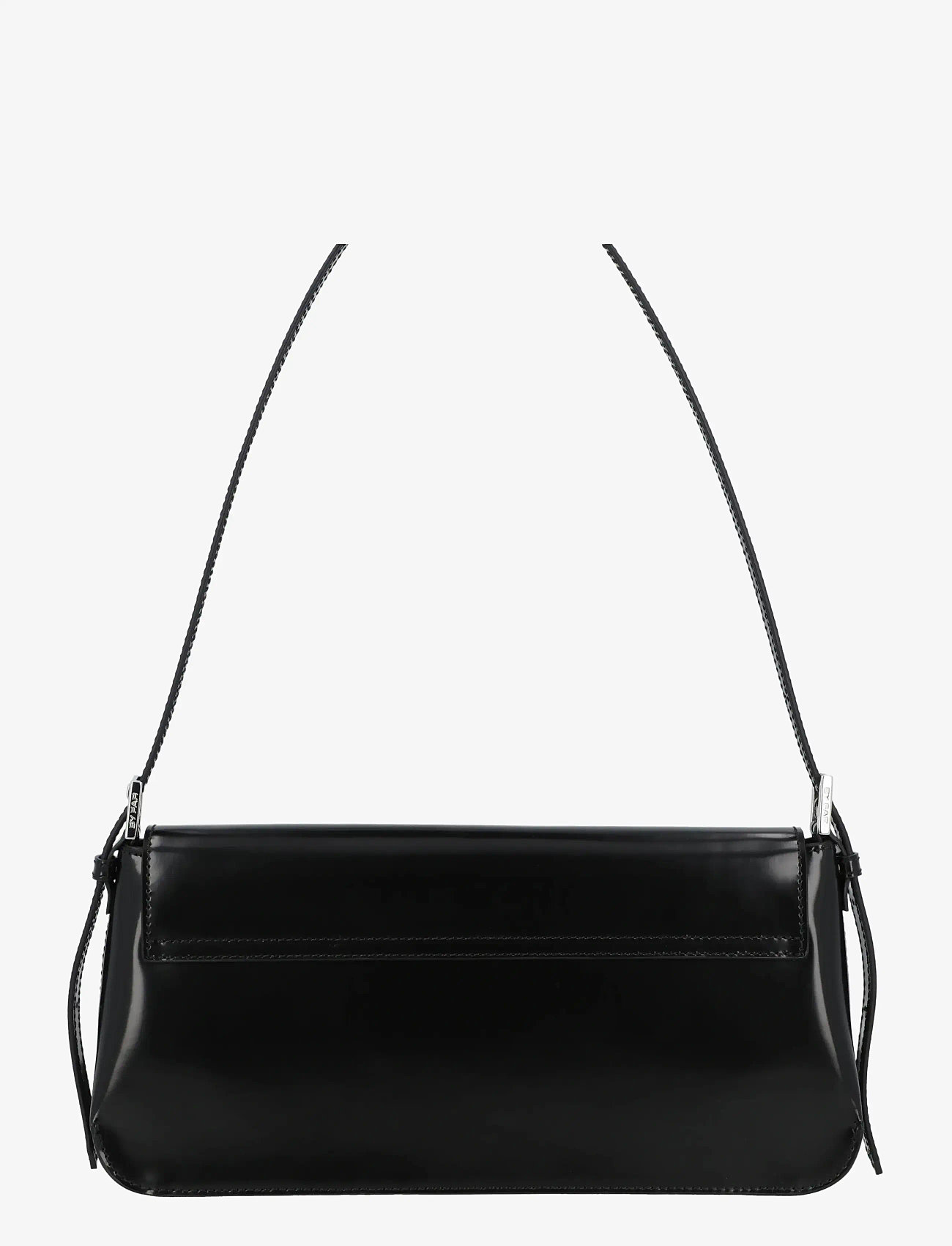 By Far - Tilda semi-patent leather bag - hverdags stil - black - 2