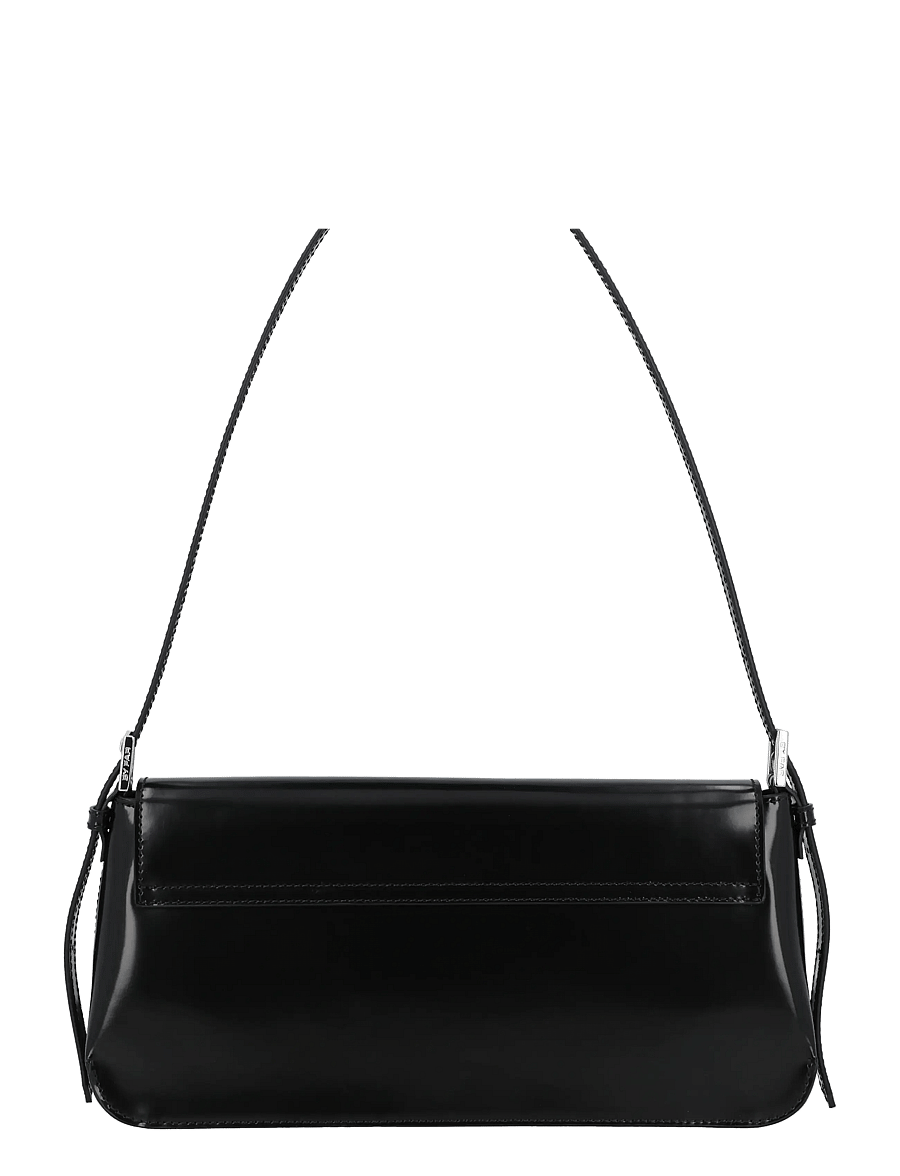 By Far - Tilda semi-patent leather bag - everyday style - black - 2