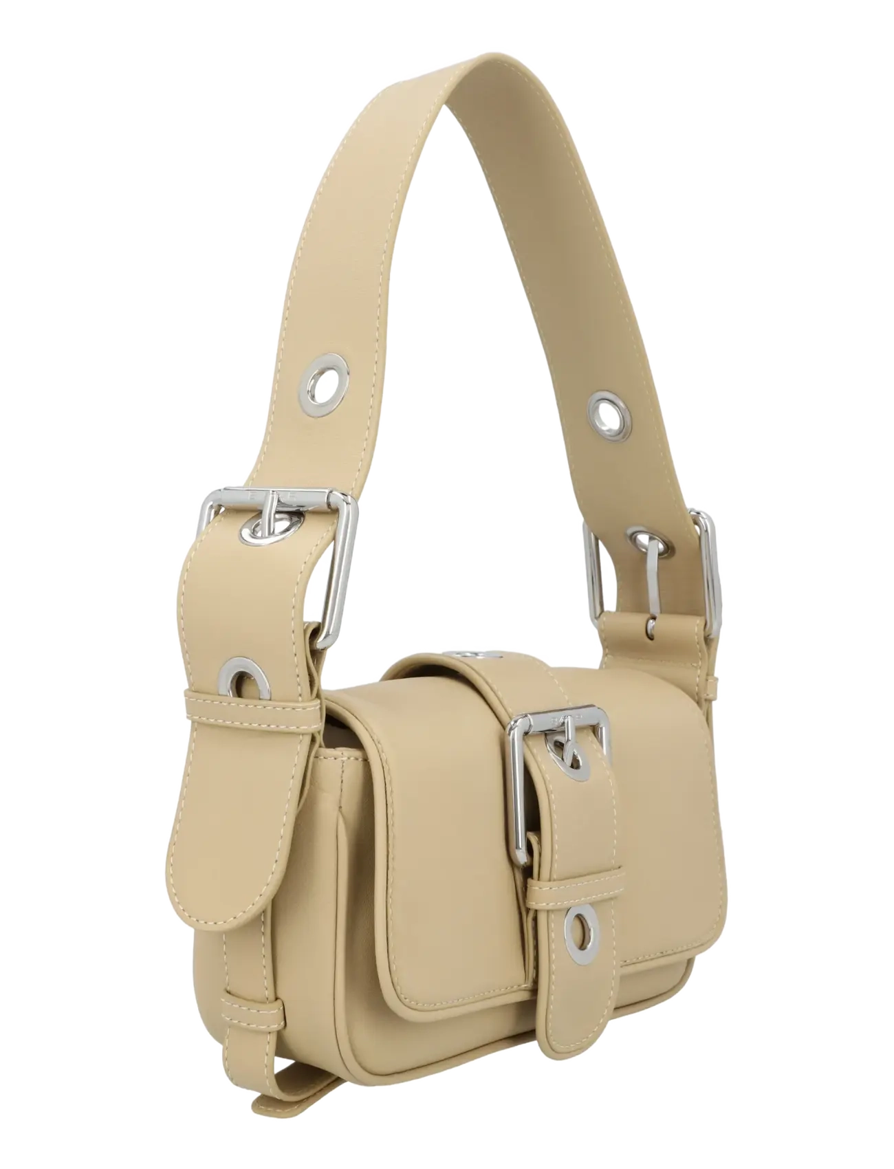 By Far - Eloise Shoulder Bag - mode trends - beige - 1