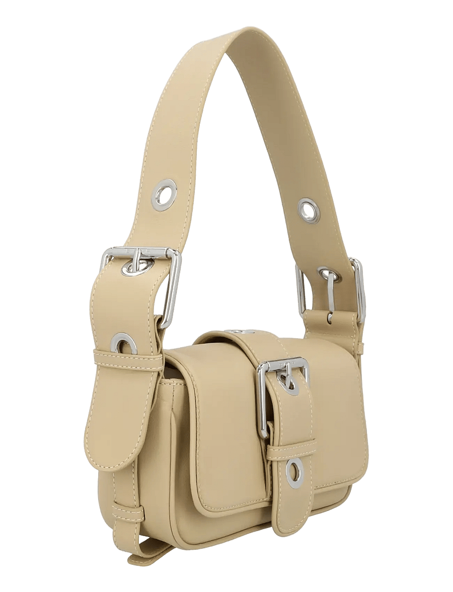 By Far - Eloise Shoulder Bag - mode trends - beige - 1