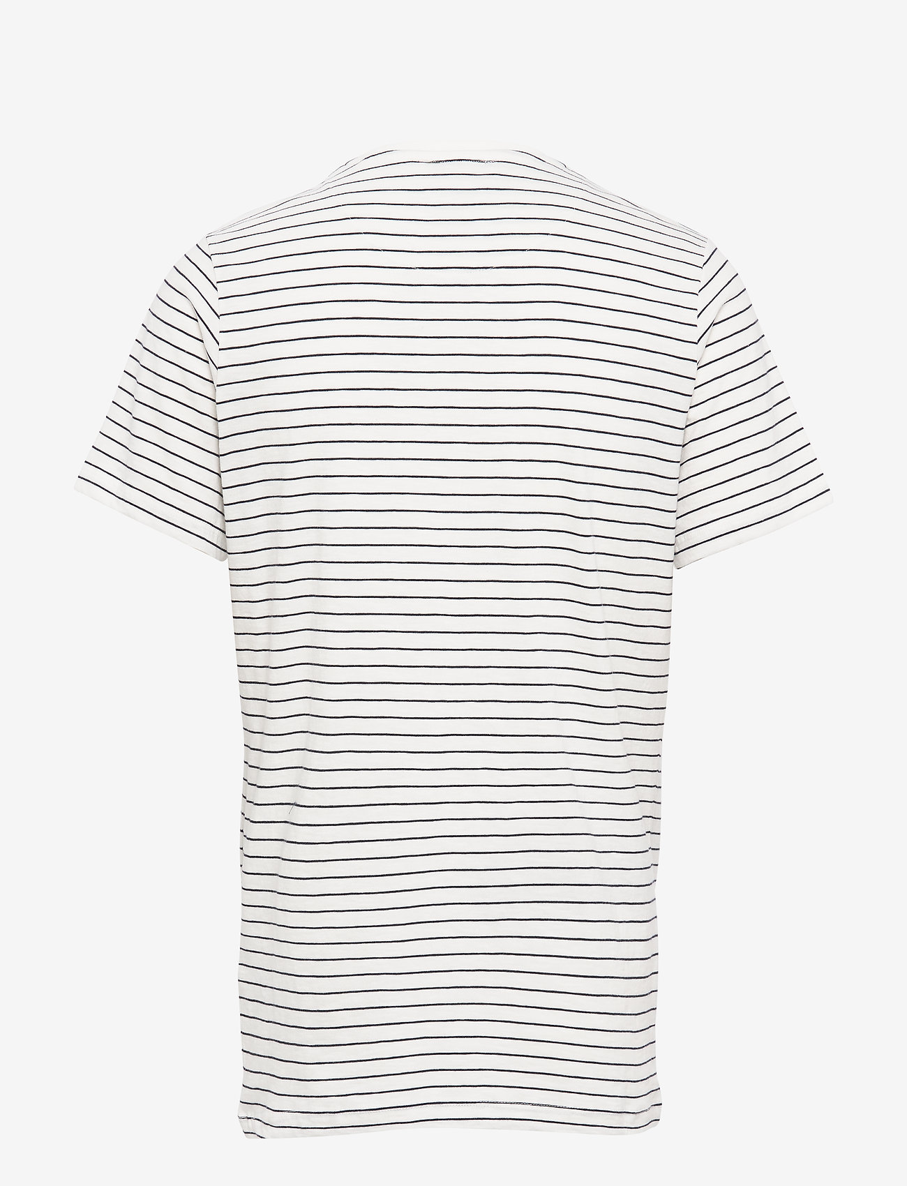 By Garment Makers - The Organic Striped Tee - navy blazer - 1