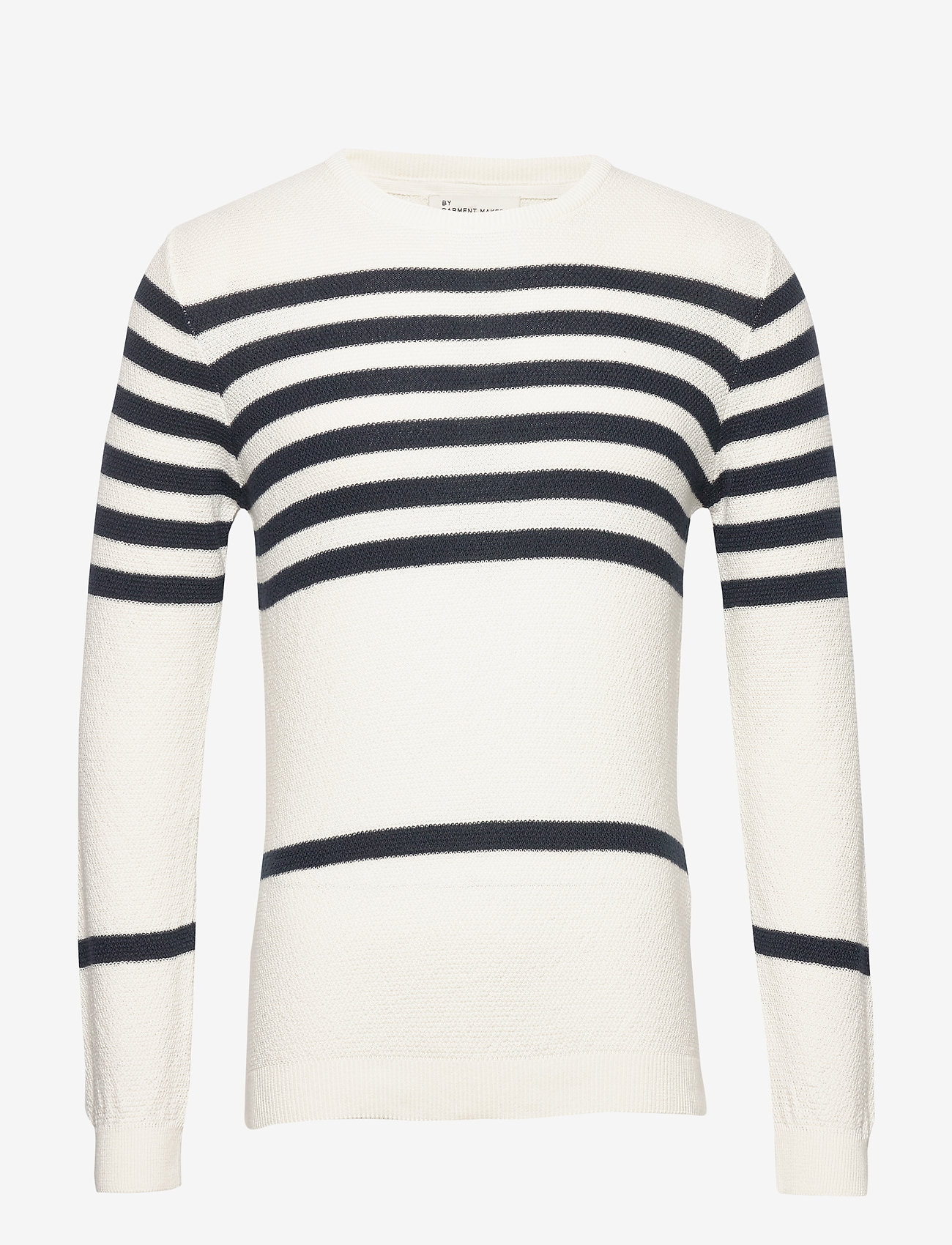 By Garment Makers - The Organic Multistriped Knit - 1006 marshmallow - 0