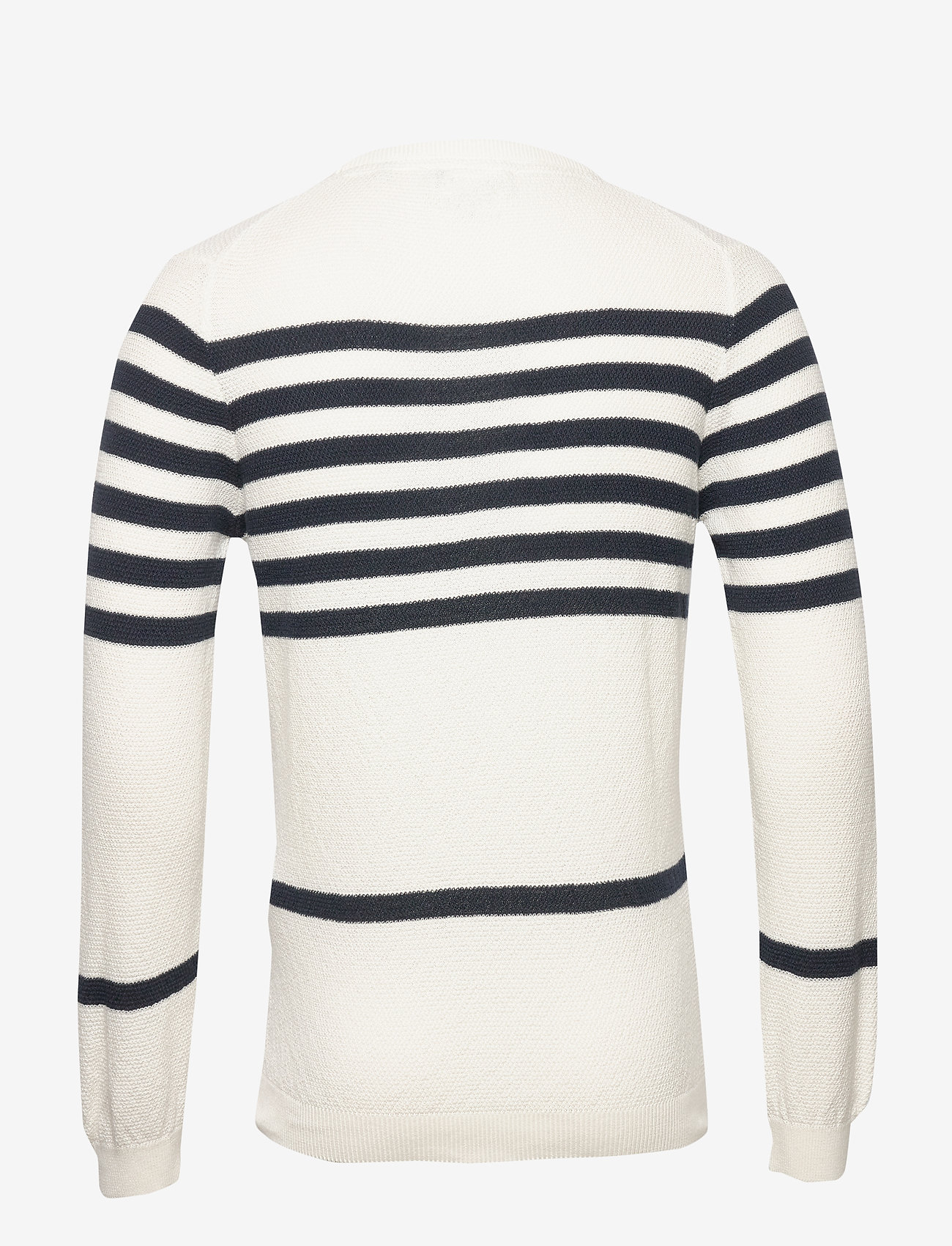 By Garment Makers - The Organic Multistriped Knit - 1006 marshmallow - 1