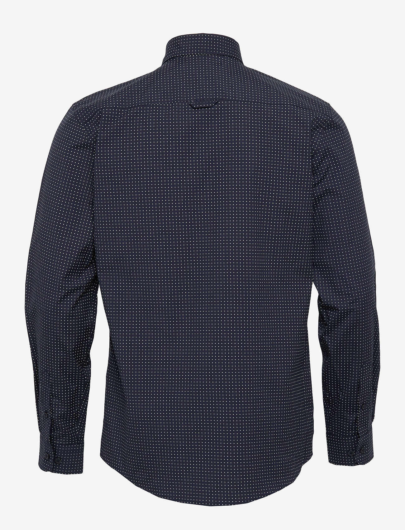 By Garment Makers - The Organic Printed Shirt - vabaajasärgid - navy blazer - 1