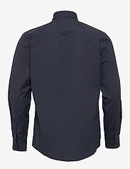 By Garment Makers - The Organic Printed Shirt - casual skjortor - navy blazer - 1